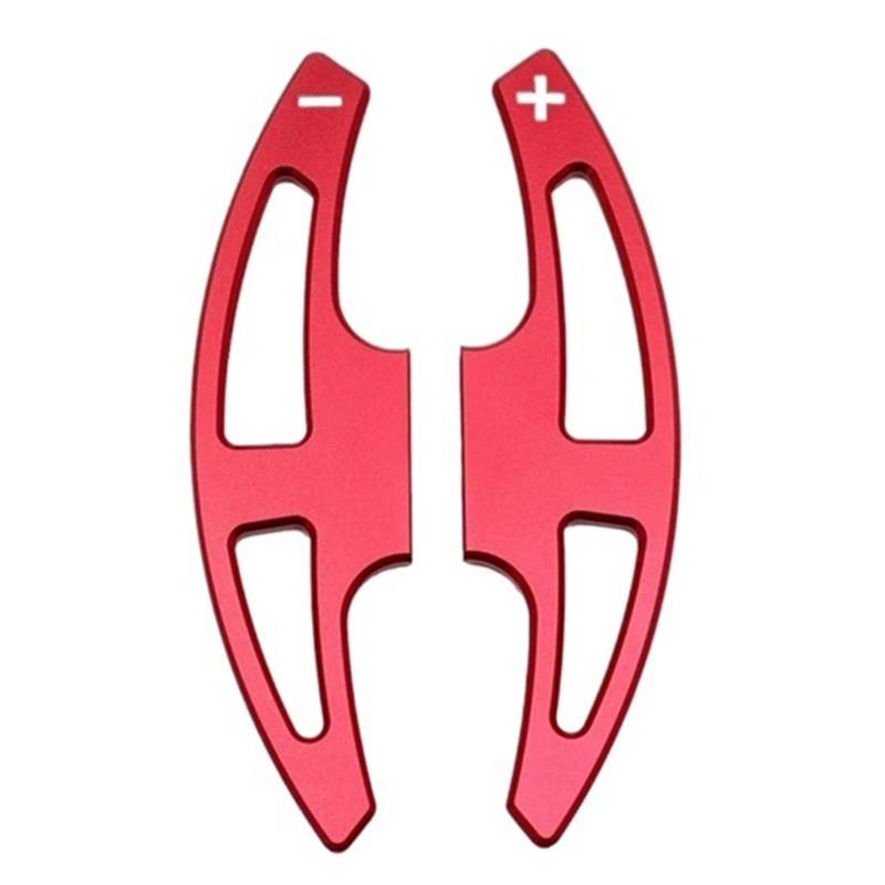 SAQIYEU Paddle Shift Verlängerung Kompatibel Mit M3 2009-2013 Für X5 M 2010-2013 Für X6 M 2010-2014 Für M6 2009-2012 Auto Lenkrad Paddel Verlängerung Shifter Ersatz(Red) von SAQIYEU
