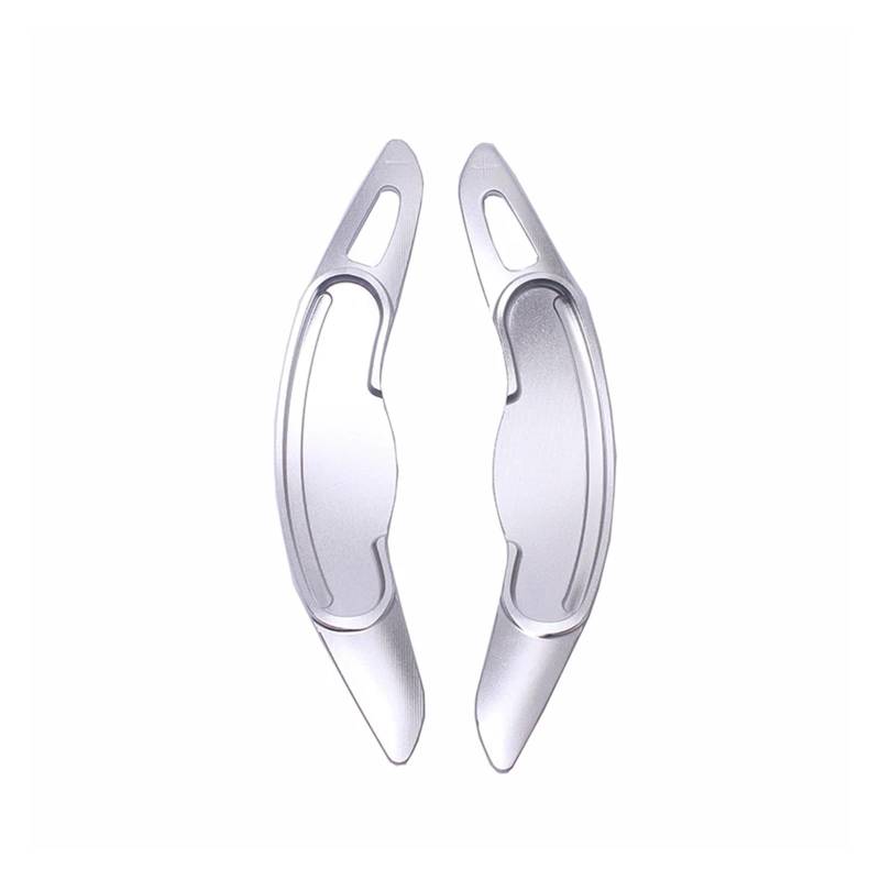 SAQIYEU Paddle Shift Verlängerung Kompatibel Mit Mini Für MK3 F54 F55 F56 F57 Für F60 Für Cooper S Für JCW Für Clubman Auto-Schaltwippen Lenkrad-Schaltwippenverlängerung(Silver) von SAQIYEU