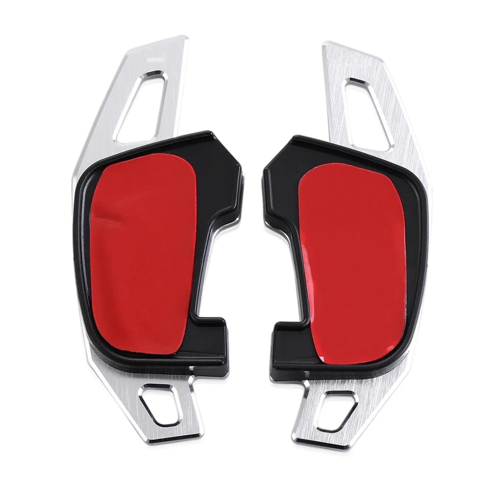 SAQIYEU Paddle Shift Verlängerung Kompatibel Mit VW Für Golf 7 Für GTI Für R Rline Auto-Schaltwippen Lenkrad-Schaltwippen Verlängerungsschalter Dekoratives Zubehör(Silver) von SAQIYEU