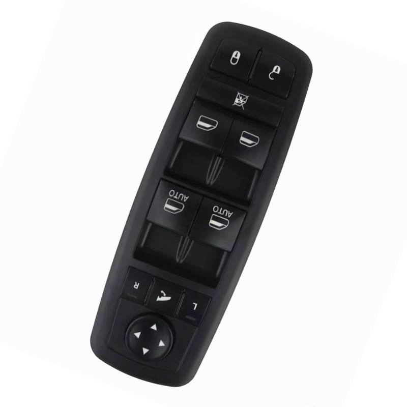 SAQIYEU fensterheber Schalter Kompatibel Mit Dodge Für Grand Für Caravan Für Ram 1500 2500 3500 2012-2018 Elektrisches Fenster Vorne Für Hauptschalter Links OE: 68110867AB 68110867AA von SAQIYEU