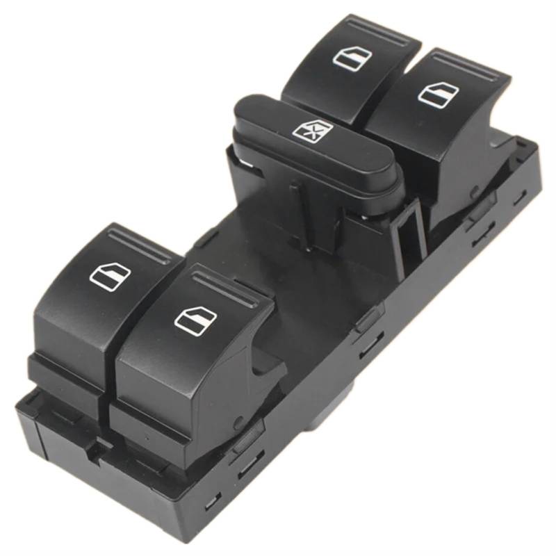 SAQIYEU fensterheber Schalter Kompatibel Mit Skoda Für Superb 3T4 3U4 3T5 2008 2009 2010 2011 2012 2013 2014 2015 Elektrischer Fensterheberschalter 1K4959857 5ND959857(2 Type) von SAQIYEU