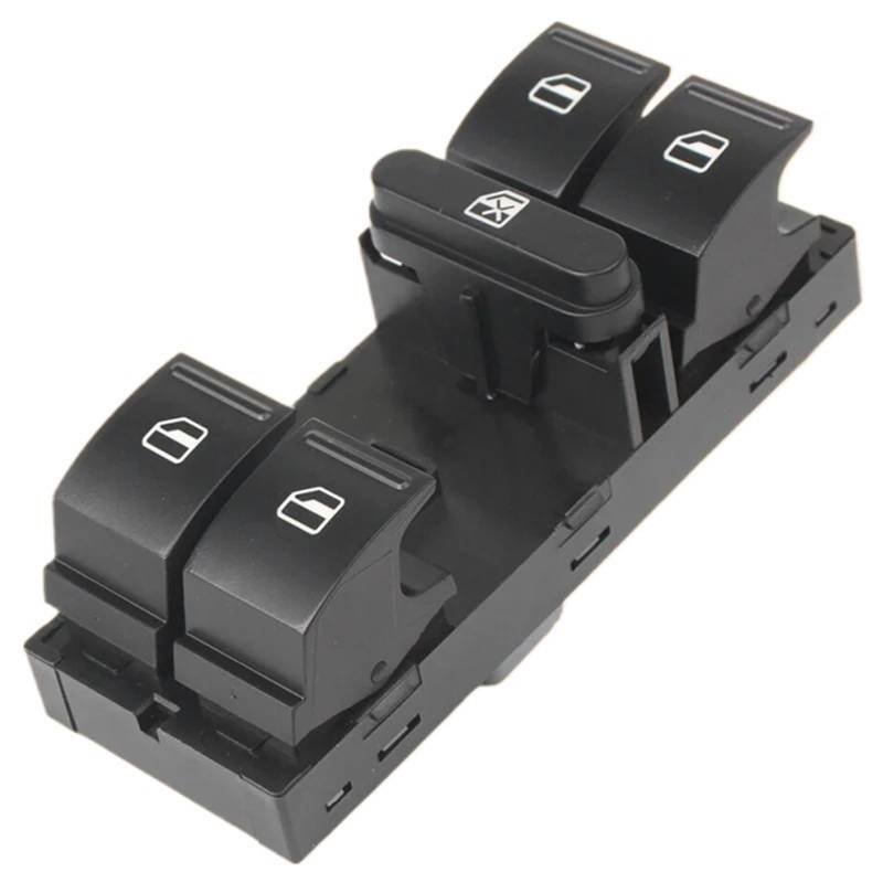SAQIYEU fensterheber Schalter Kompatibel Mit VW Für GTI 2006 2007 2008 2009 2010 2011 Elektrischer Fensterheberschalter Autodekorationszubehör 1K4959857 5ND959857(2 Type) von SAQIYEU