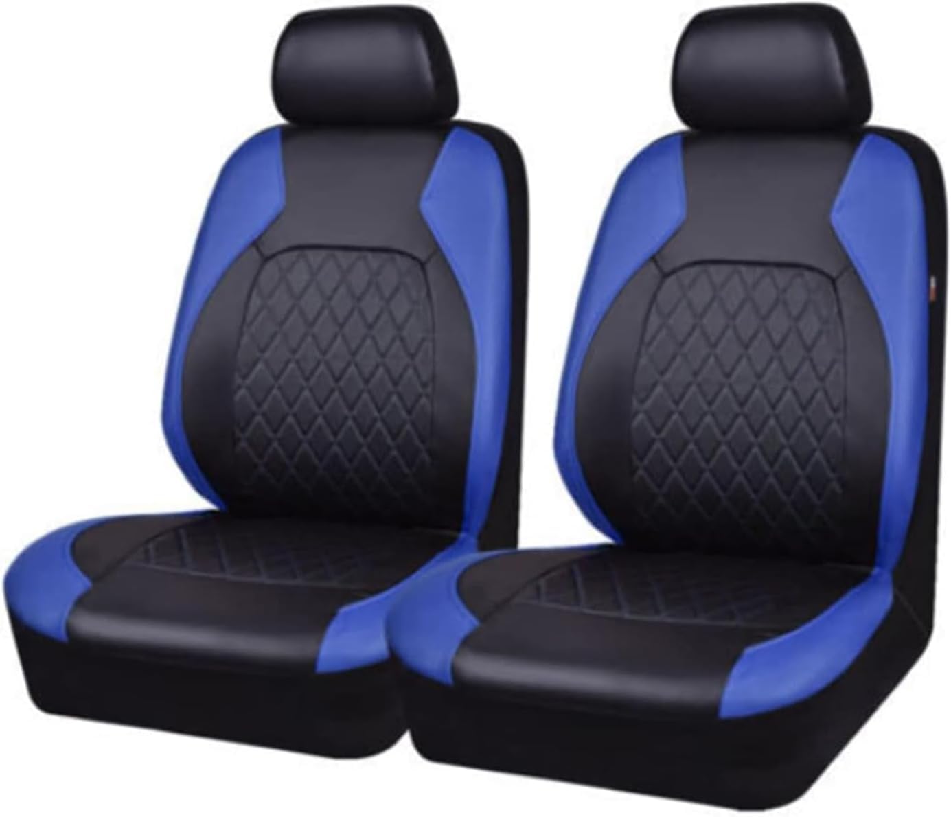 Auto Leder Sitzbezüge für Volvo Xc60 V50 V70 S60 S40 Xc70 C30 Xc90 S80, 9 Stück Allwetter rutschfest Wasserdicht Atmungsaktiv Schonbezug Set Sitzkissenschutz,C/Blue von SARCX