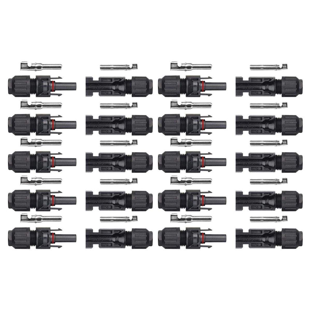 SARONIC 10 Paar Solar Stecker Set Stecker/Buchse für Photovoltaik-Solaranlage/Solarkabel SARONIC 10 Paar Solar Stecker Set Stecker/Buchse für Photovoltaik-Solaranlage/Solarkabel von SARONIC