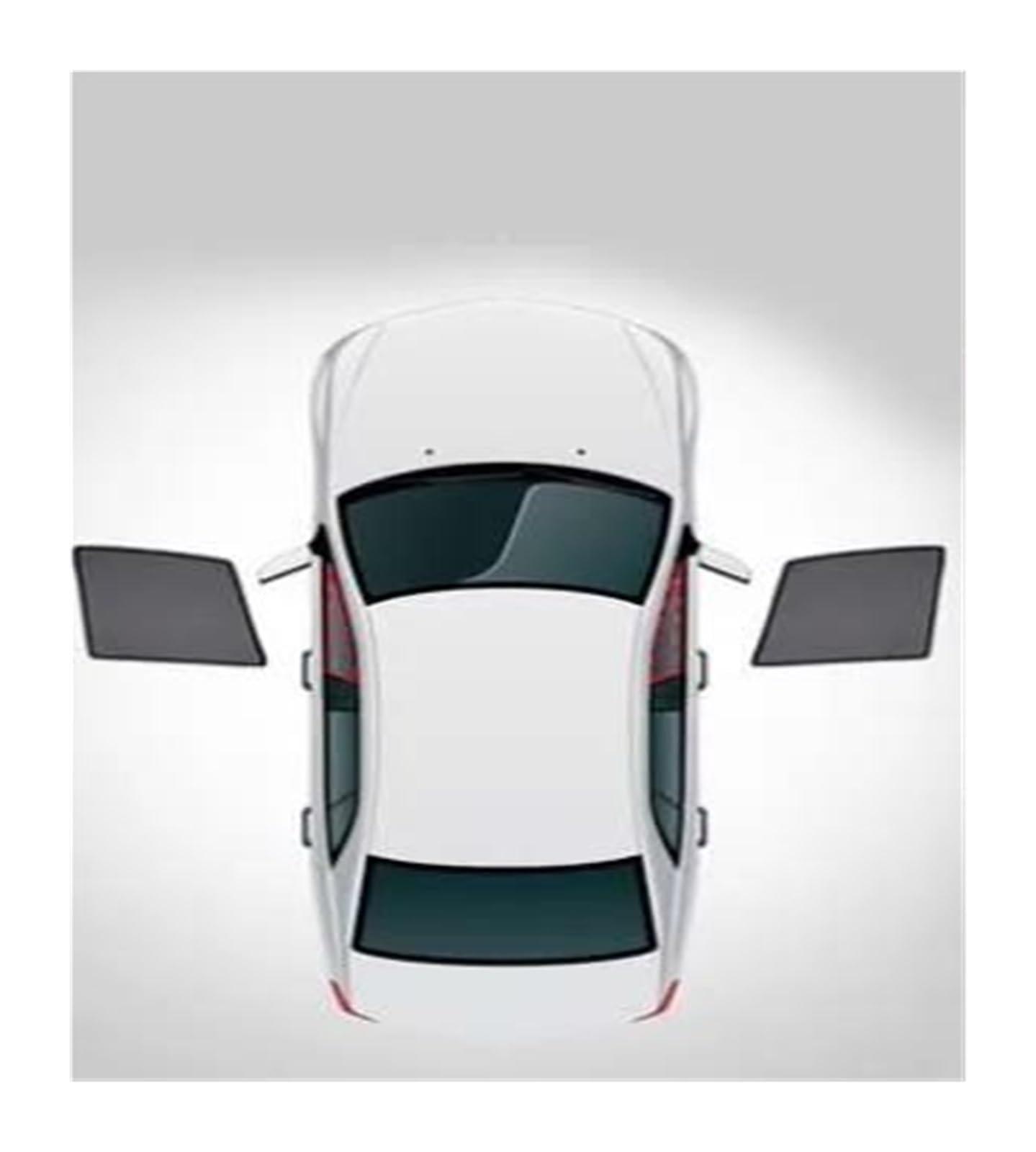 Auto-Fensterschutz, magnetischer Fenstervorhang, Visier für Hyundai für Tucson, Seitenfenster, Sonnenschutz, Netzabdeckung, Fensterblenden (einfarbig) von SASFDSG