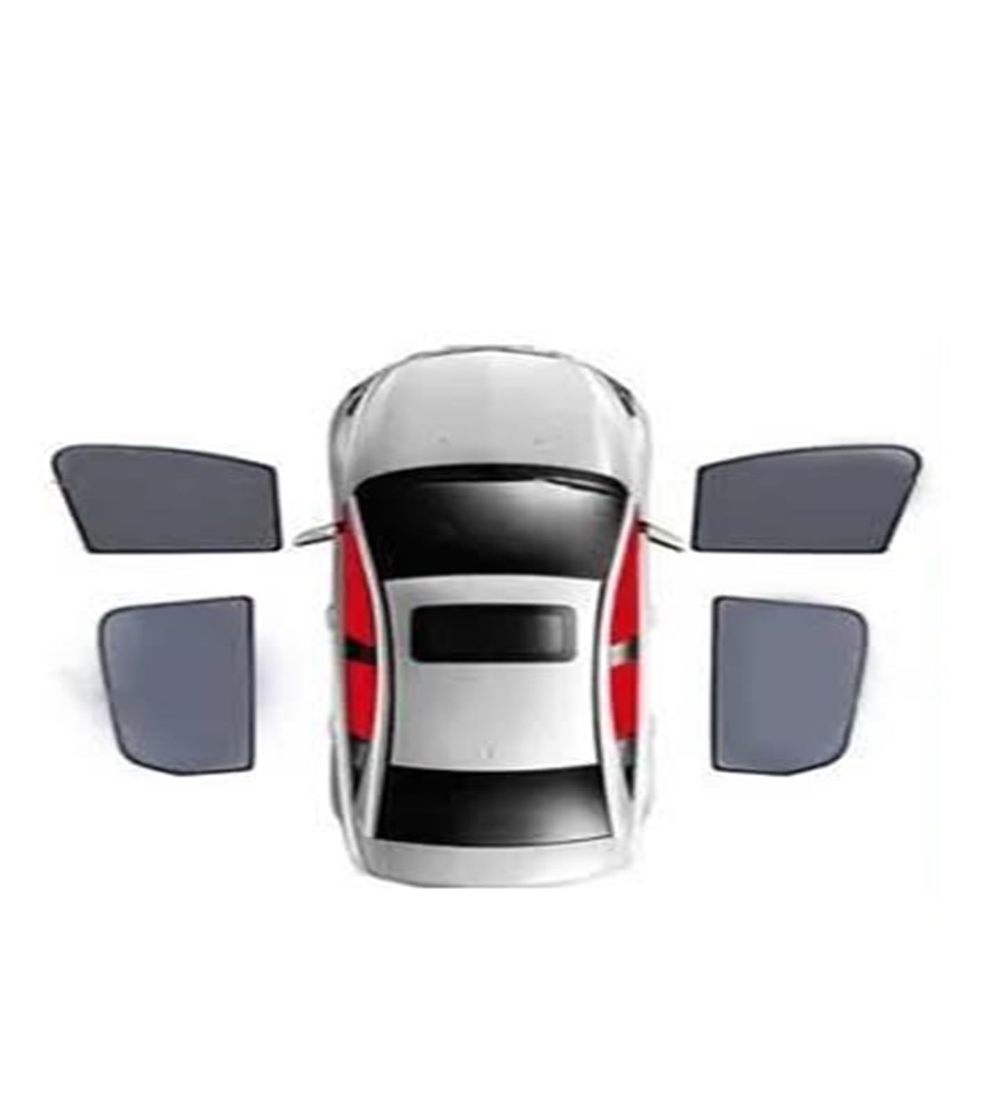 Auto-Sonnenschutz für Toyota Prius 30 für 20 für 50, magnetischer Sonnenschutz für Seitenfenster, Sonnenblende, Isolierung, Fensterblenden (Typ D) von SASFDSG