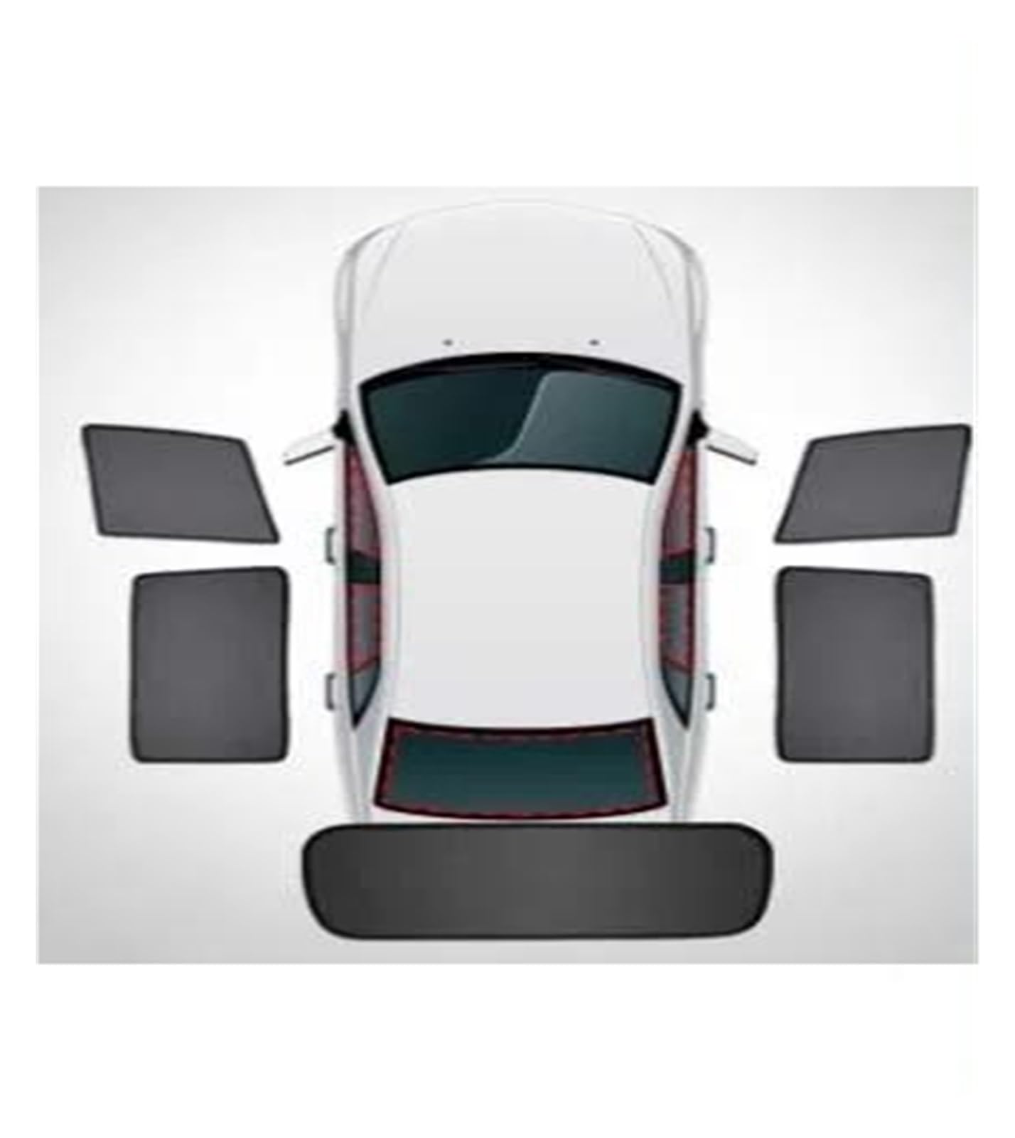 Auto-Sonnenschutz für Toyota Prius 30 für 20 für 50, magnetischer Sonnenschutz für Seitenfenster, Sonnenblende, Isolierung, Fensterblenden (Typ F) von SASFDSG