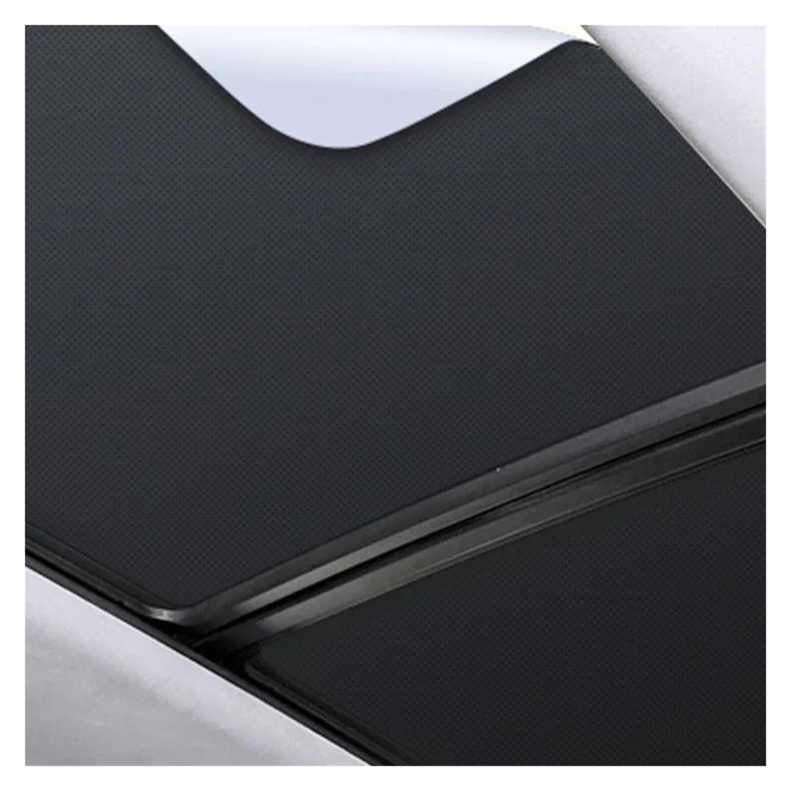 Autofensterblenden für BMW i7 für G70 2023 2024 2025, elektrostatische Adsorption, Sonnendach, Sonnenschutz, Dachfenster, Rollo-Schattierung, Aufkleber, Fensterblenden (schwarz) von SASFDSG