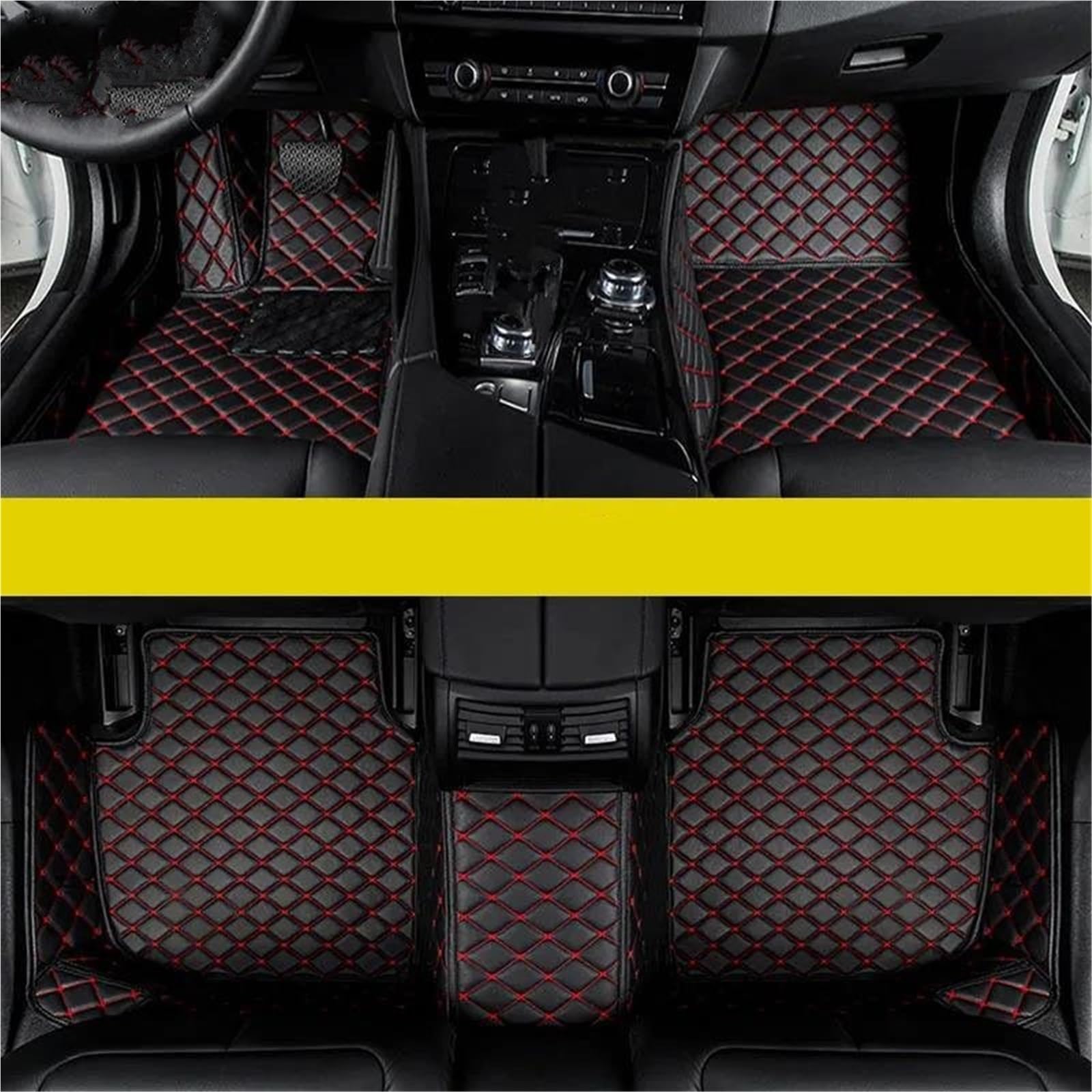 FuÃŸmatten Teppiche Für X2 Für F39 2017 2018 2019 2020 2021 2022 2023 Auto Fußmatten Auto Teppiche Fuß Coche Zubehör Auto Matten Teppiche(Schwarz Rot) von SASFDSG