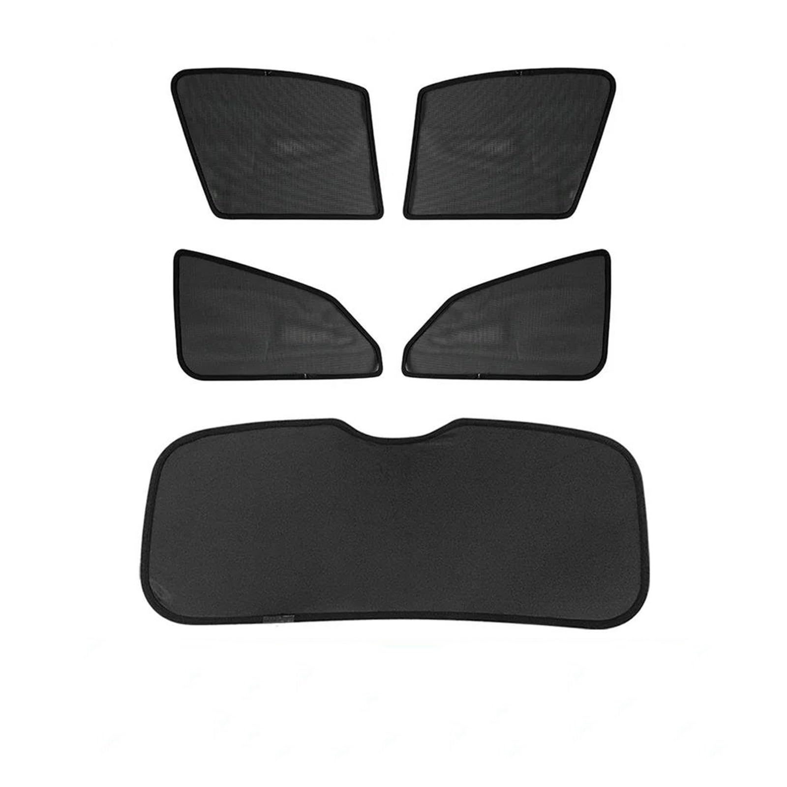 Magnetische Auto-Seitenfenster-Sonnenblenden für Toyota CHR 2017–2023, hintere Beifahrerfenster, Sonnenschutz, Netz-Fensterblenden (Typ F) von SASFDSG
