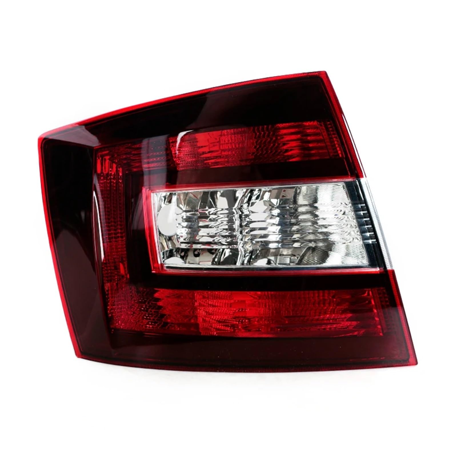 SASFDSG Rücklicht-Rücklichtabdeckung, keine Glühbirne für Skoda für Spaceback 2014, 2015, 2016, 2017, 2018, 2019, Rücklicht, Bremslicht, Warnsignal-Lampe, Auto-Rücklicht (schwarz links) von SASFDSG