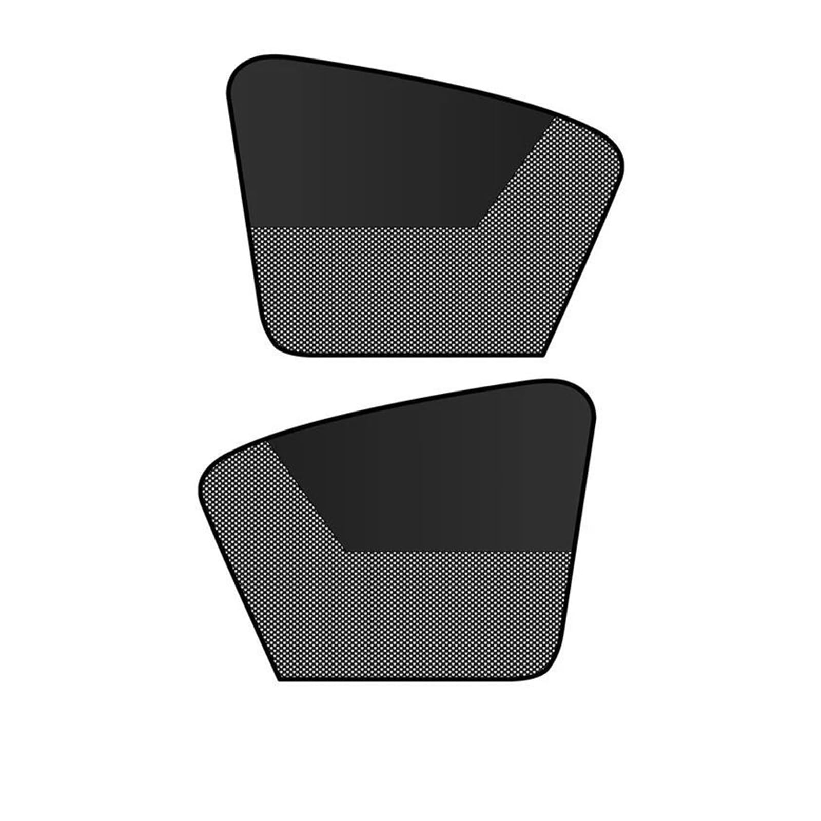 Sonnenschutz für Autofenster, magnetischer Saugnapf-Vorhang, Seiten-Sonnenschutz, Netz-Sonnenblende, UV-Schutz, Fensterblenden (vorne, 2 Stück) von SASFDSG