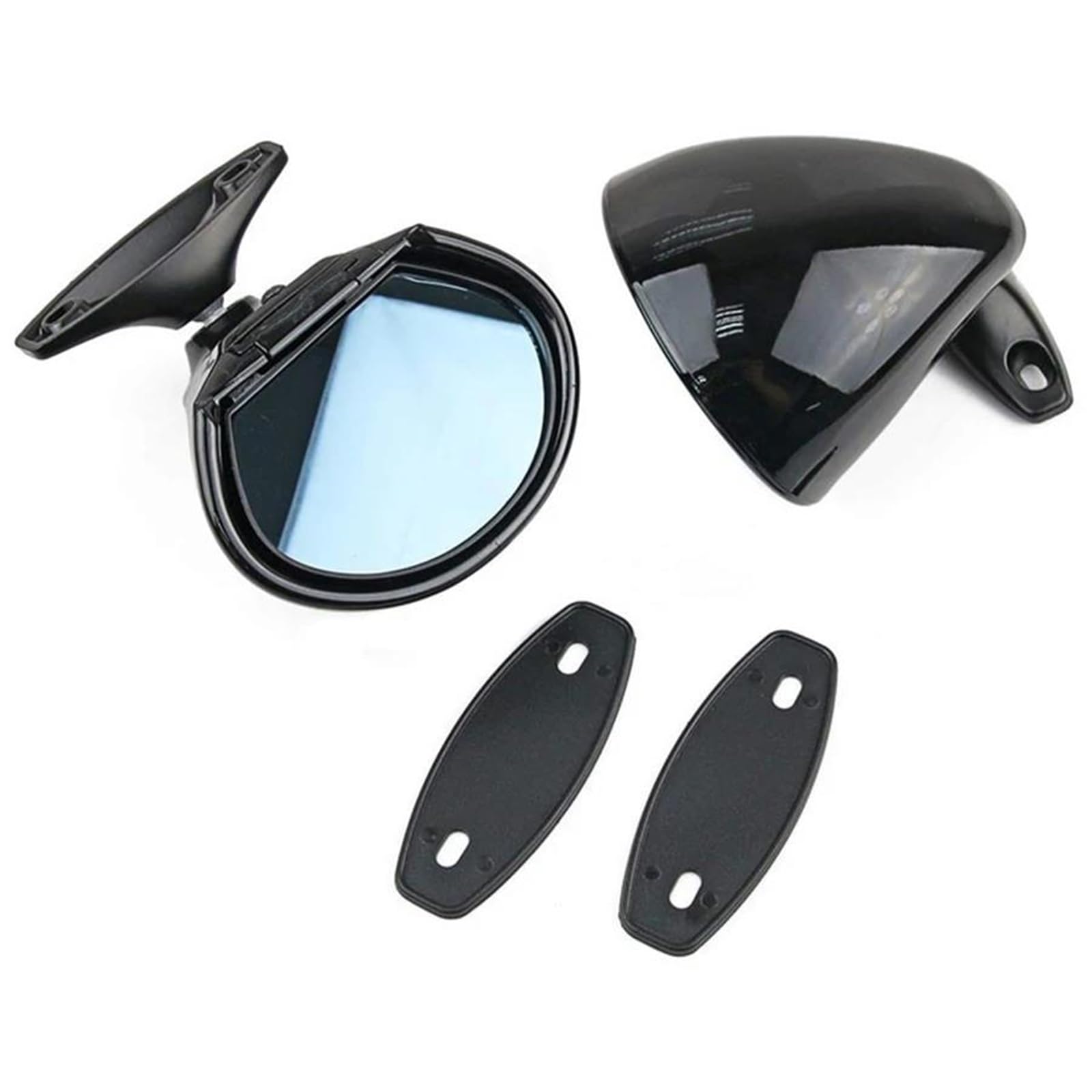 Auto Außenspiegel 2 Stücke Glänzend Schwarz Klassische Retro Rückspiegel L + R Vintage Stil Tür Seite Flügel Ansicht Spiegel Universal Spiegelglas Ersatz Auto Außenspiegel 2 Stücke Glänzend Schwarz Klassische Retro Rückspiegel L + R Vintage Stil Tür Seite Flügel Ansicht Spiegel Universal Spiegelglas Ersatz von SASFZ