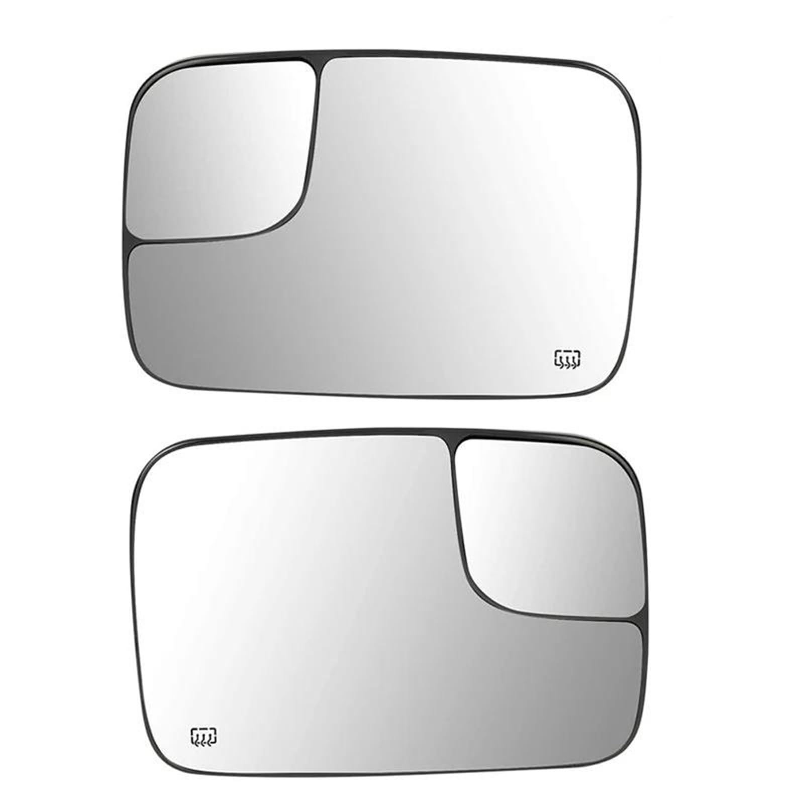 Auto Außenspiegel Für Dodge Für Ram 1500 2500 3500 2005 2006 2007 2008 2009 5161011AA 5191035AA Auto Außen Zubehör Seite Rückspiegel Beheizte Glas Spiegelglas Ersatz(A pair) von SASFZ