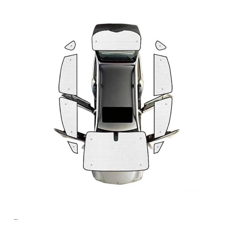 Sonnenblende Auto Auto-Sonnenschutz für Subaru für Crosstrek für XV GP GT 2012–2021 Sonnenschutzvisier Windschutzscheibenmatte Seitenfenstervorhang(Name: All Sunshades) von SASFZ