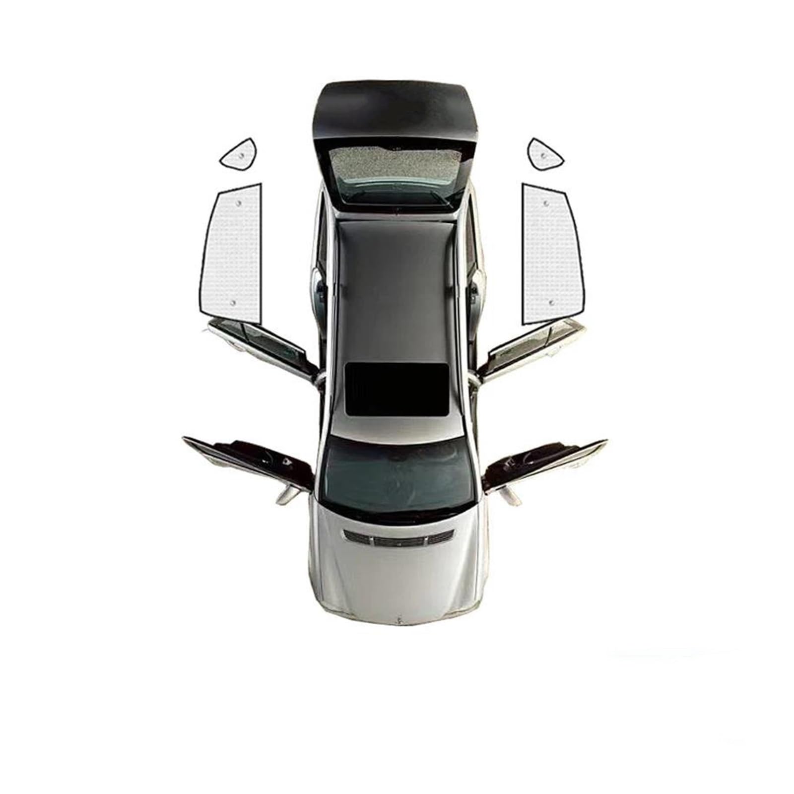 Sonnenblende Auto Auto-Sonnenschutz für Subaru für Crosstrek für XV GP GT 2012–2021 Sonnenschutzvisier Windschutzscheibenmatte Seitenfenstervorhang(Rear Windshield) von SASFZ