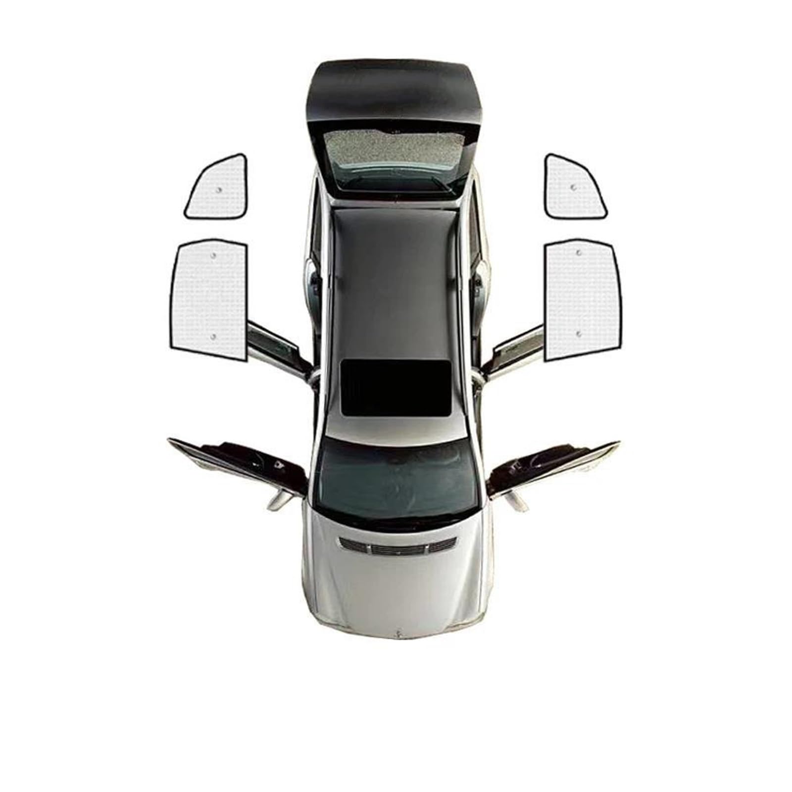 Sonnenblende Auto Auto-Sonnenschutz mit vollständiger Abdeckung für Subaru für Forester für SJ 2014~2018 2015 2016 2017 Sonnenblende Seitenfenster-Windschutzscheiben(Rear Windows) von SASFZ