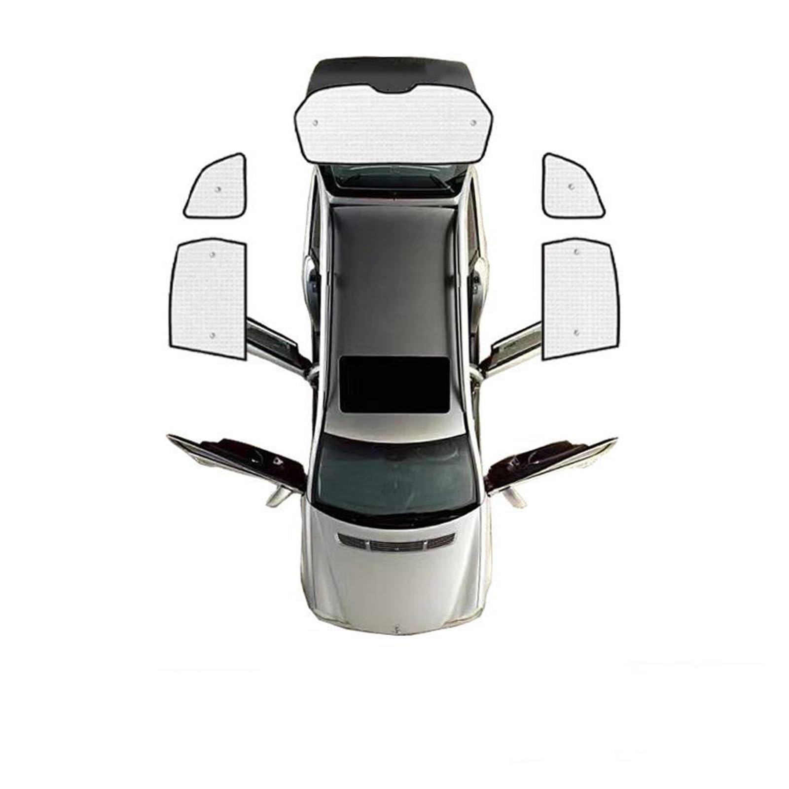 Sonnenblende Auto Auto-Sonnenschutz mit vollständiger Abdeckung für Subaru für Forester für SJ 2014~2018 2015 2016 2017 Sonnenblende Seitenfenster-Windschutzscheiben(Rear sunshades) von SASFZ