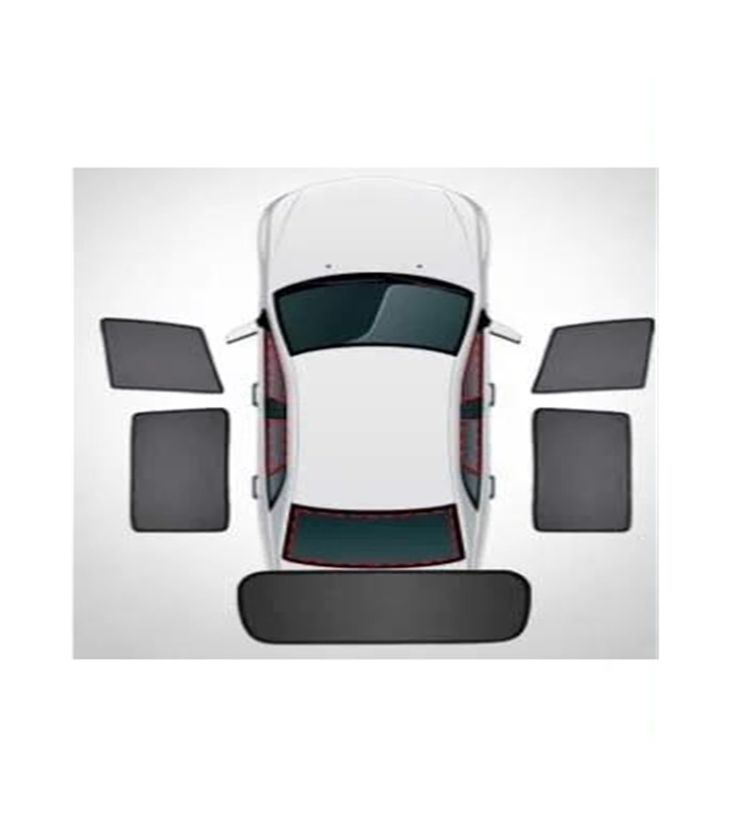Sonnenblende Auto Magnetischer Auto-Sonnenschutz Autovorhang Auto-Seitensonnenblende Sonnenschutz für Lexus für RX200 für RX200H für RX200T für RX450H(Type E) von SASFZ