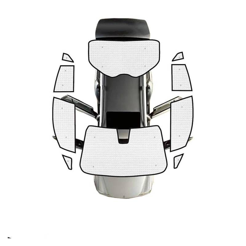 Sonnenblende Auto Vollständige Abdeckung Sonnenschutz Für Toyota Für C-HR Für C HR Für CHR Für IZOA 2018~2022 Visier Seitenfenster Sonnenschutzabdeckung Anti-UV-Pad(All Sunshades) von SASFZ