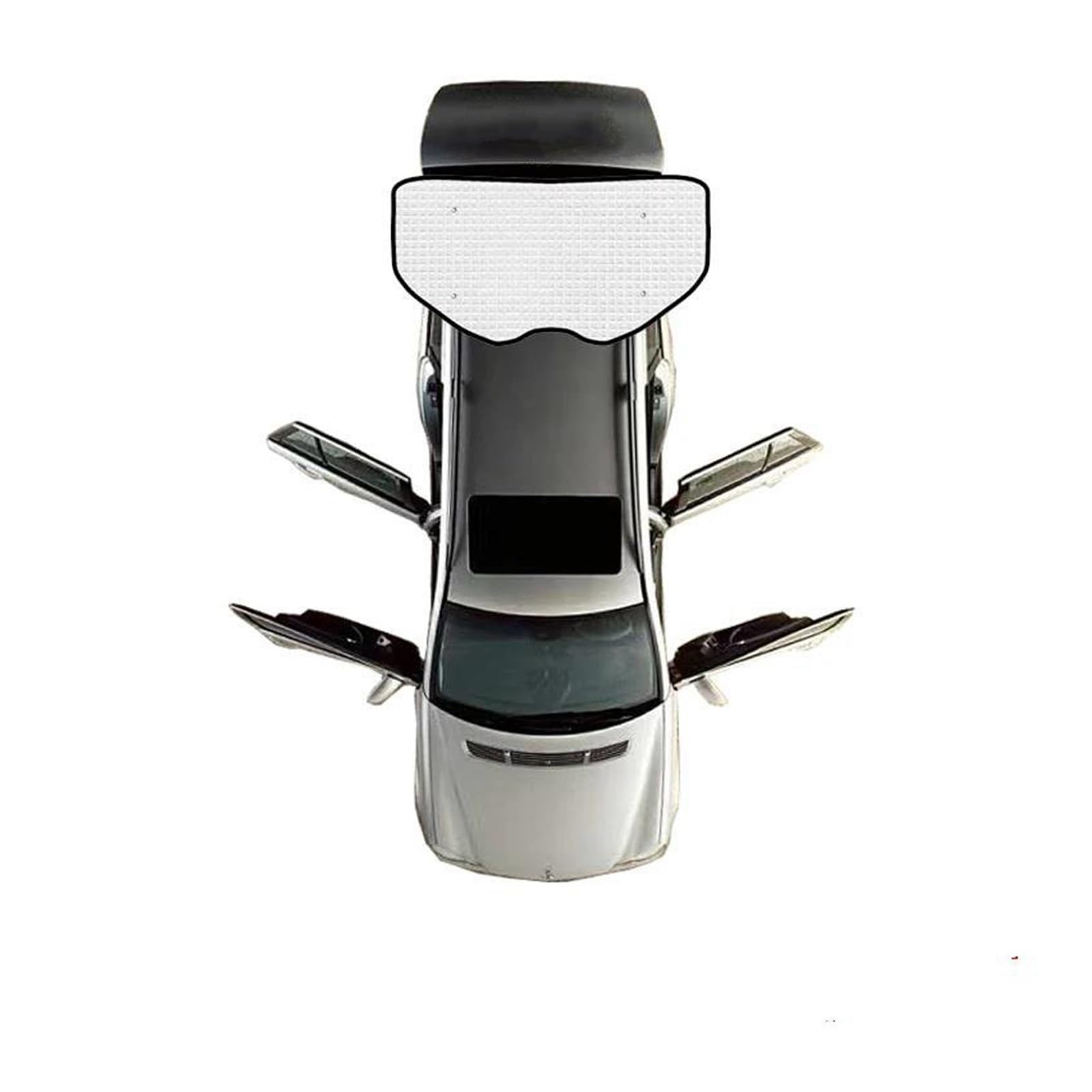 Sonnenblende Auto Vollständige Abdeckung Sonnenschutz Für Toyota Für C-HR Für C HR Für CHR Für IZOA 2018~2022 Visier Seitenfenster Sonnenschutzabdeckung Anti-UV-Pad(Rear Windshield) von SASFZ