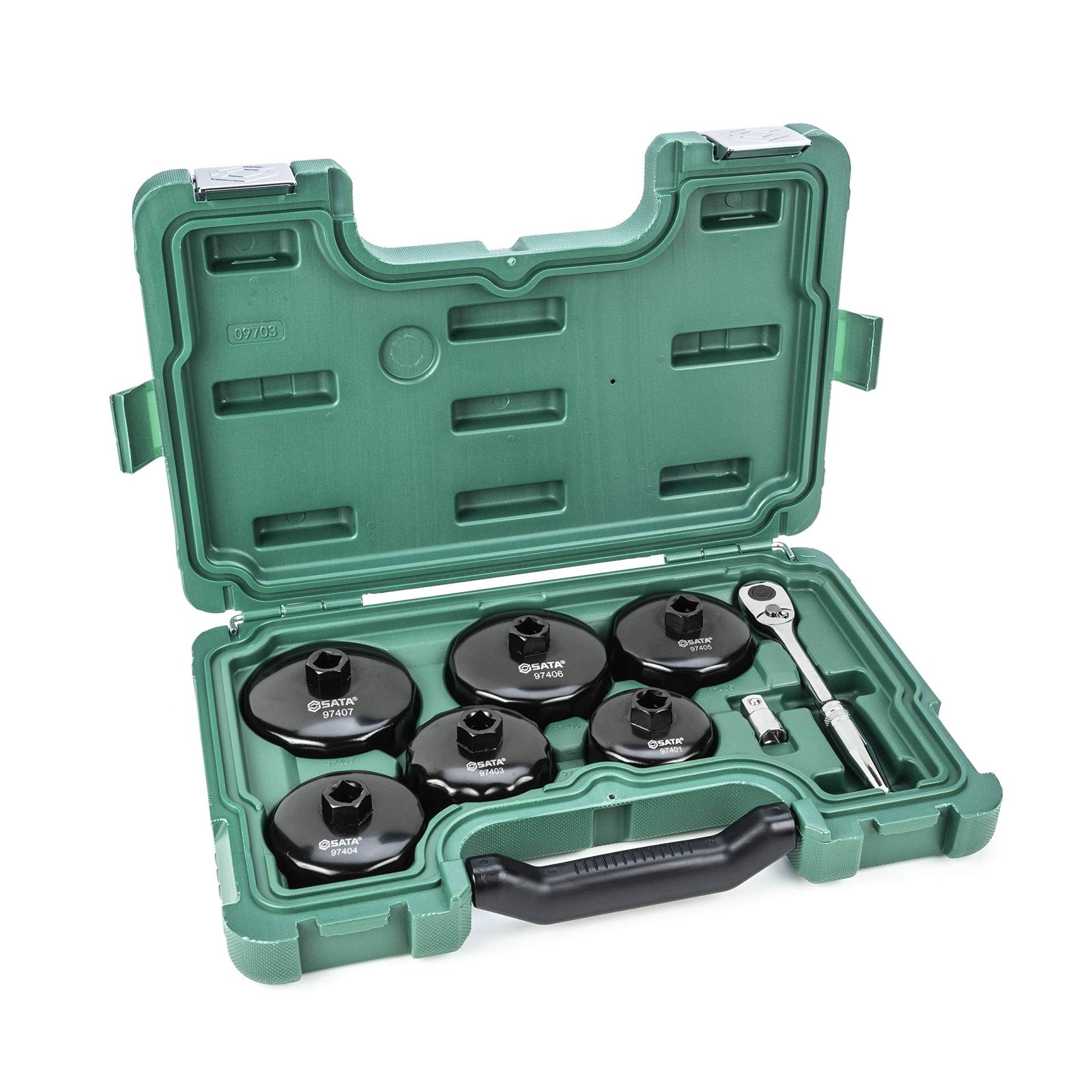 SATA ST09703U Endkappen-Ölfilterschlüssel (72T Ratsche) von SATA