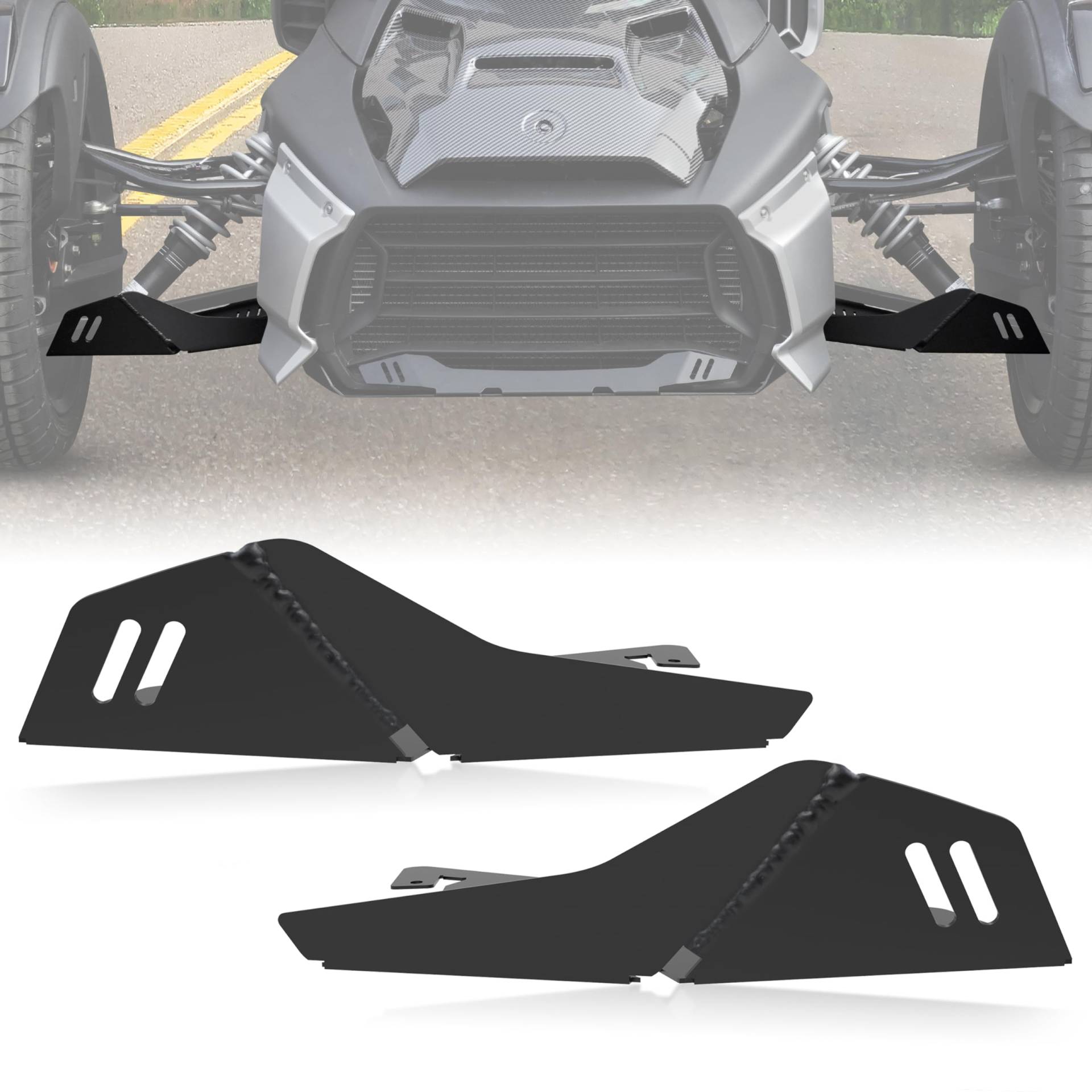 Aluminium-Spritzschutz für Can-Am Ryker, SAUTVS Schwarze A-Arm-Schutzfolien für Can-Am Ryker, alle Modelle, Zubehör (2 Stück, ersetzt #219400863) Aluminium-Spritzschutz für Can-Am Ryker, SAUTVS Schwarze A-Arm-Schutzfolien für Can-Am Ryker, alle Modelle, Zubehör (2 Stück, ersetzt #219400863) von SAUTVS