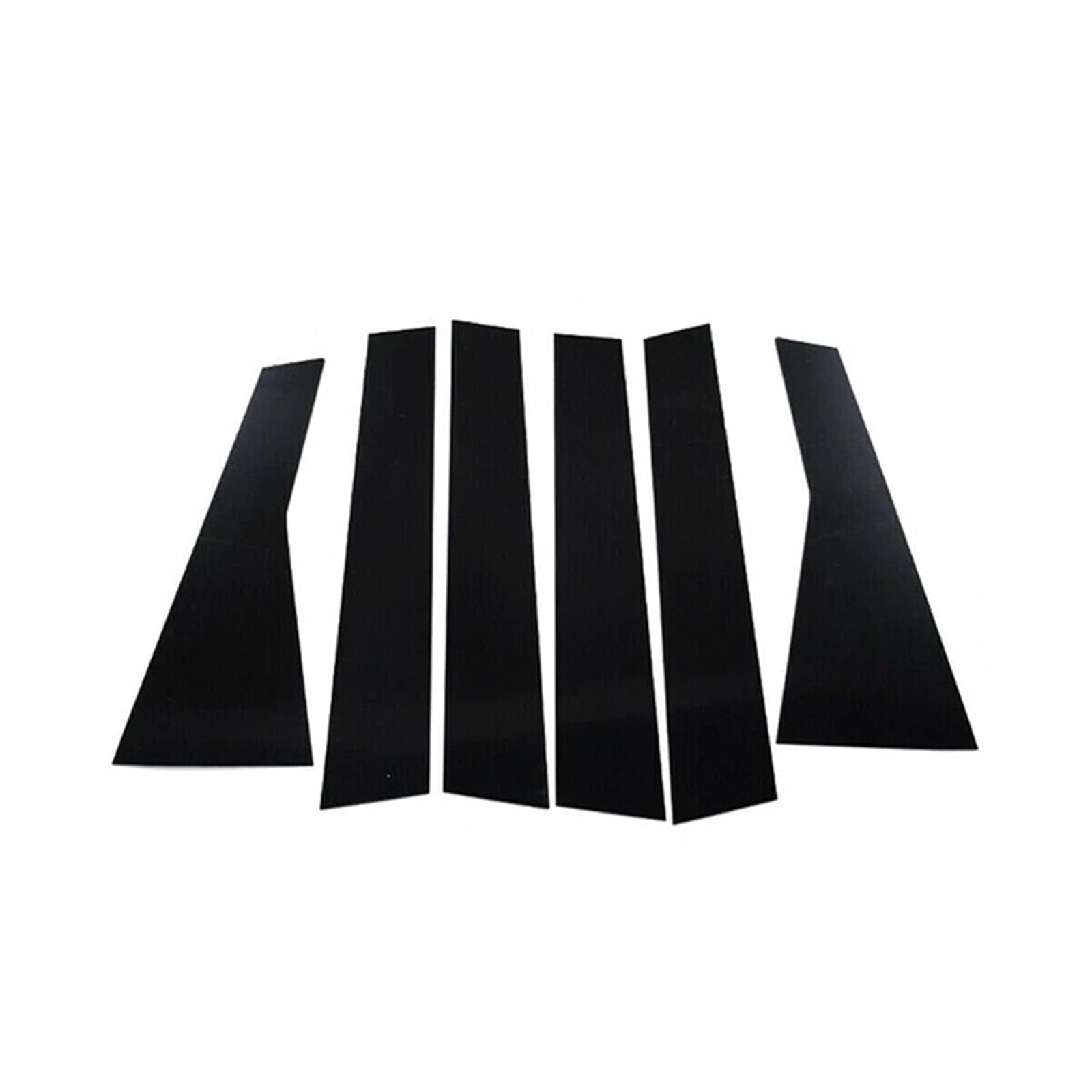 SAVHE 6 Stücke Glanz Schwarz Säule Post Fit for Kia K3 Forte Limousine 2019 2020 2021 2022 2023 Fenster Aufkleber Abdeckung tür Seite Trim Decor Kit von SAVHE