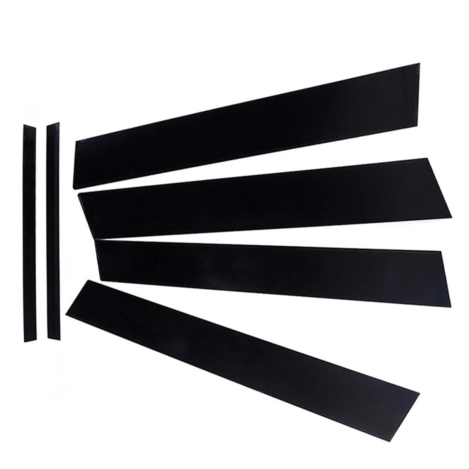 SAVHE 6 Stücke Schwarz Glänzend Säule Beiträge Fit for Civic Limousine 2006 2007 2008 2009 2010 2011 Fenster Dekoration Abdeckung Tür side Trim Aufkleber von SAVHE