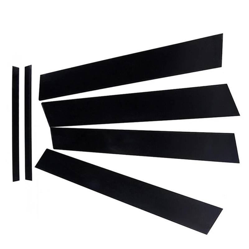 SAVHE 6 Stücke Schwarz Glänzend Säule Beiträge Fit for Civic Limousine 2006 2007 2008 2009 2010 2011 Fenster Dekoration Abdeckung Tür side Trim Aufkleber von SAVHE
