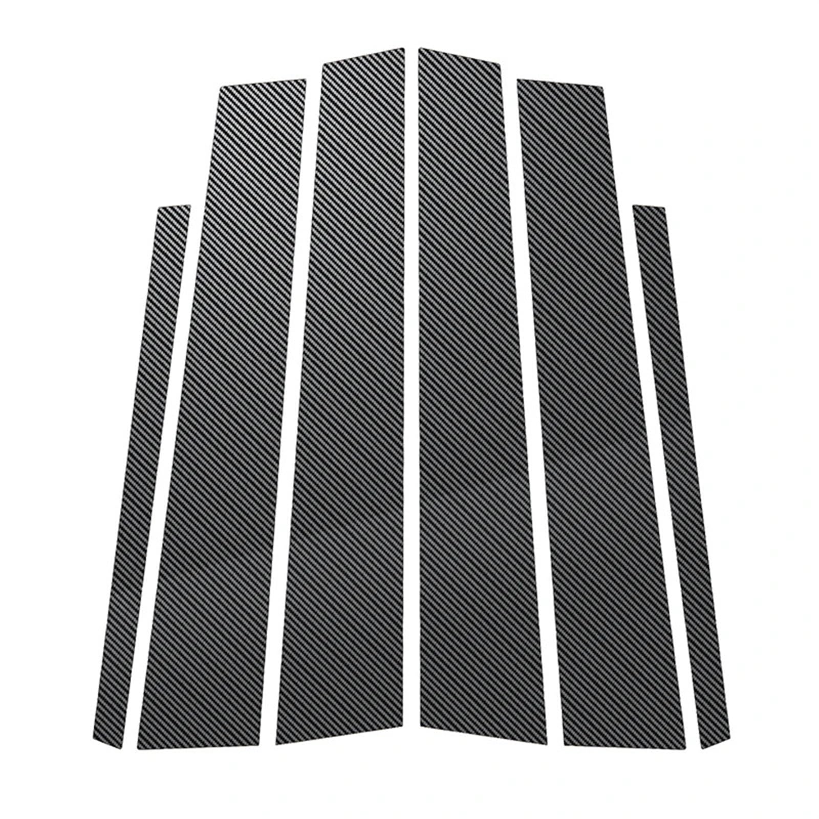SAVHE 6Pcs Fit for Infiniti G35 G37 2002-2010 2011 2012 2013 Carbon Faser Stil Tür Seite Säule post Fenster Dekor Aufkleber Abdeckung Set von SAVHE