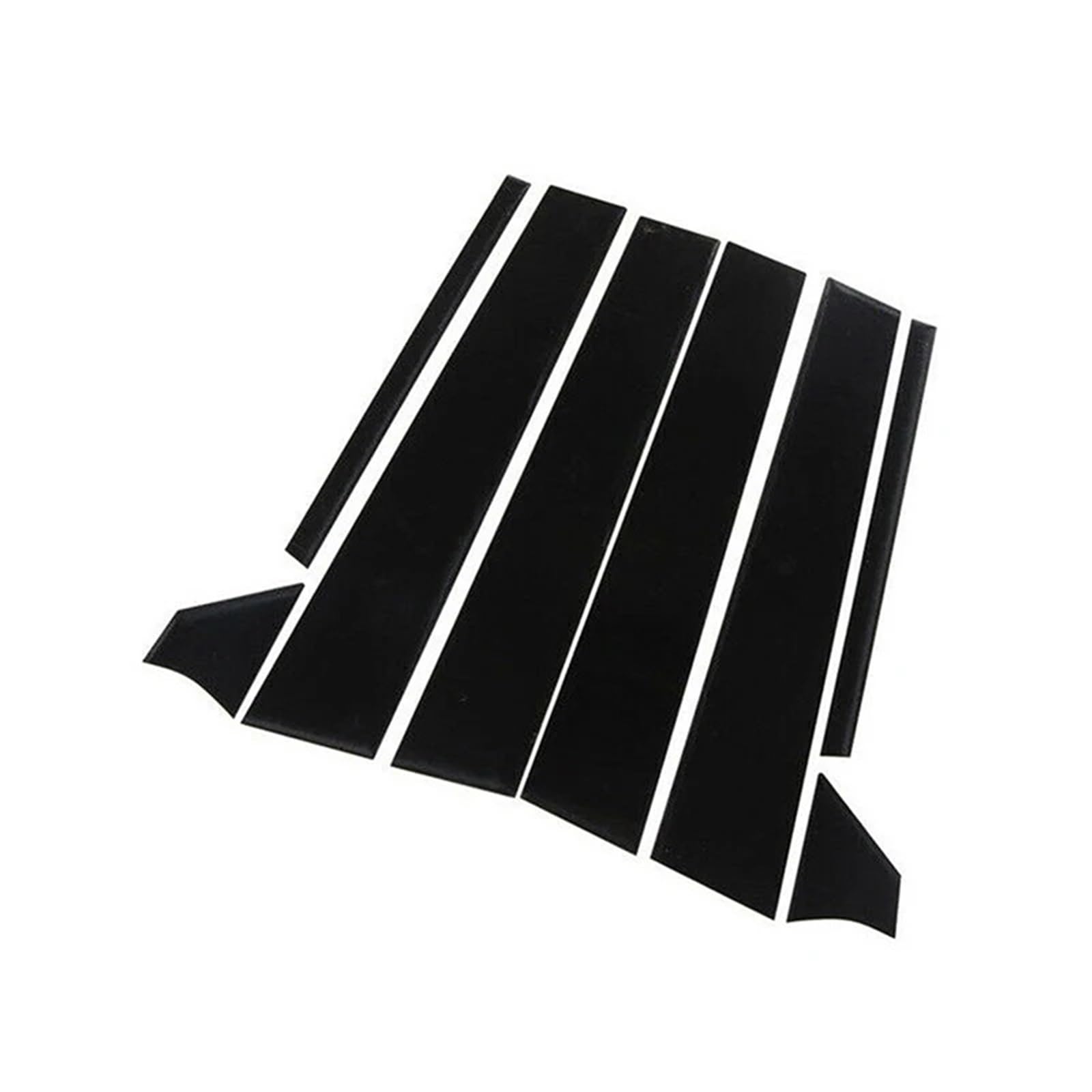 SAVHE 8Pcs Set Glänzend Schwarz Säule Post Fit for nsan Sentra 2020 2021 2022 Tür Fenster Trim Abdeckung BC säule Zubehör Aufkleber von SAVHE