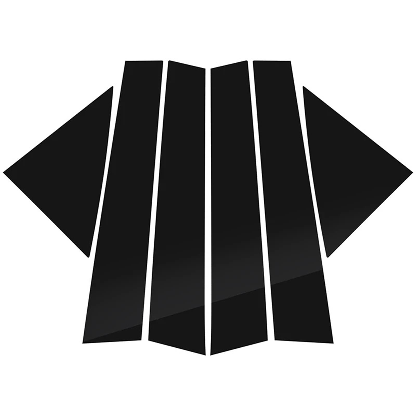 SAVHE Auto Seite Säule Beiträge Tür Side Trim Fit for Kia Pegas Soluto 2017 2018 2019 2020 2021 2022 Fenster Aufkleber abdeckung Außen Teil von SAVHE