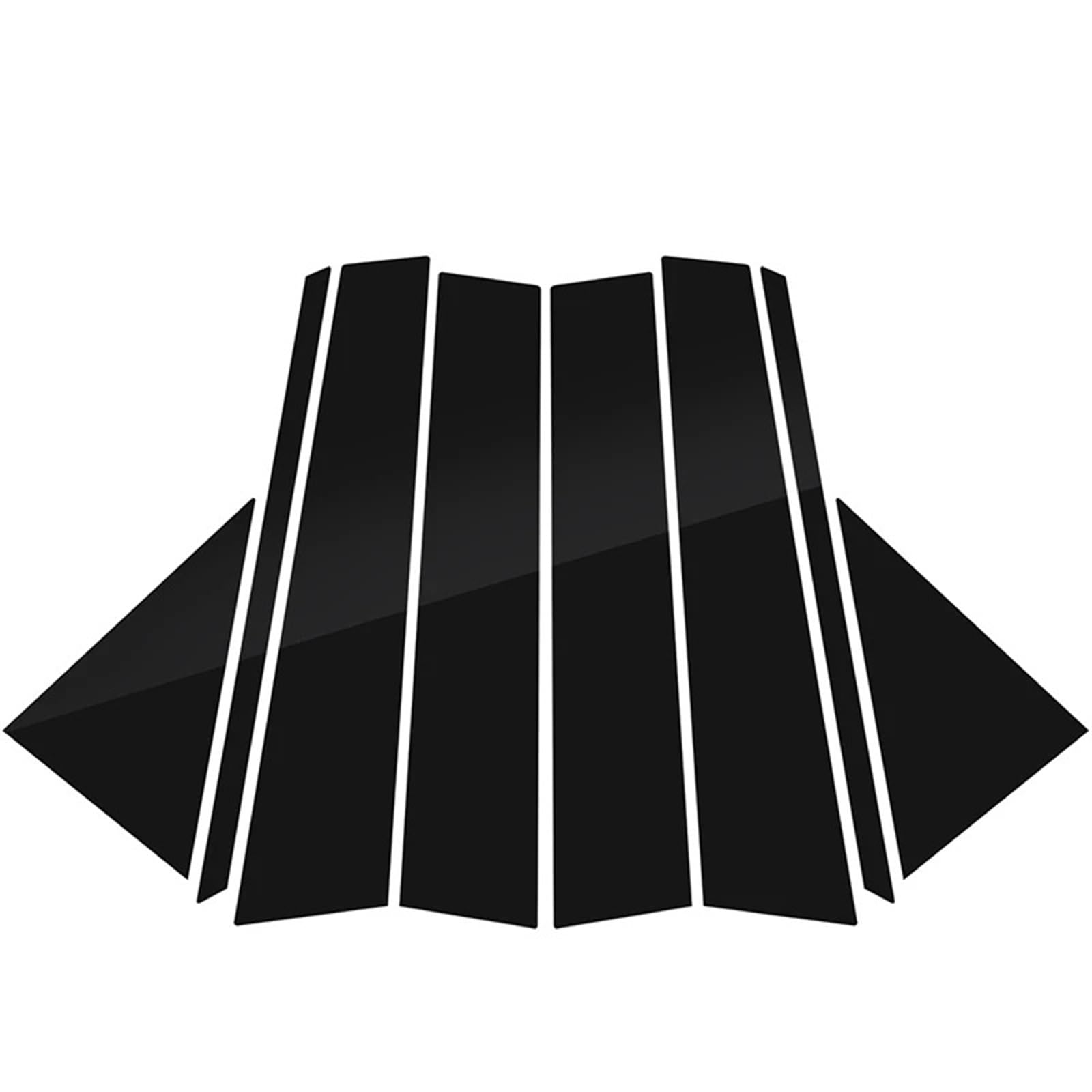 SAVHE Fit for BZ4X 2022-2023 Glänzend Schwarz Säule Beiträge Tür Trim Molding Fenster Dekorative Abdeckung Aufkleber Zubehör von SAVHE