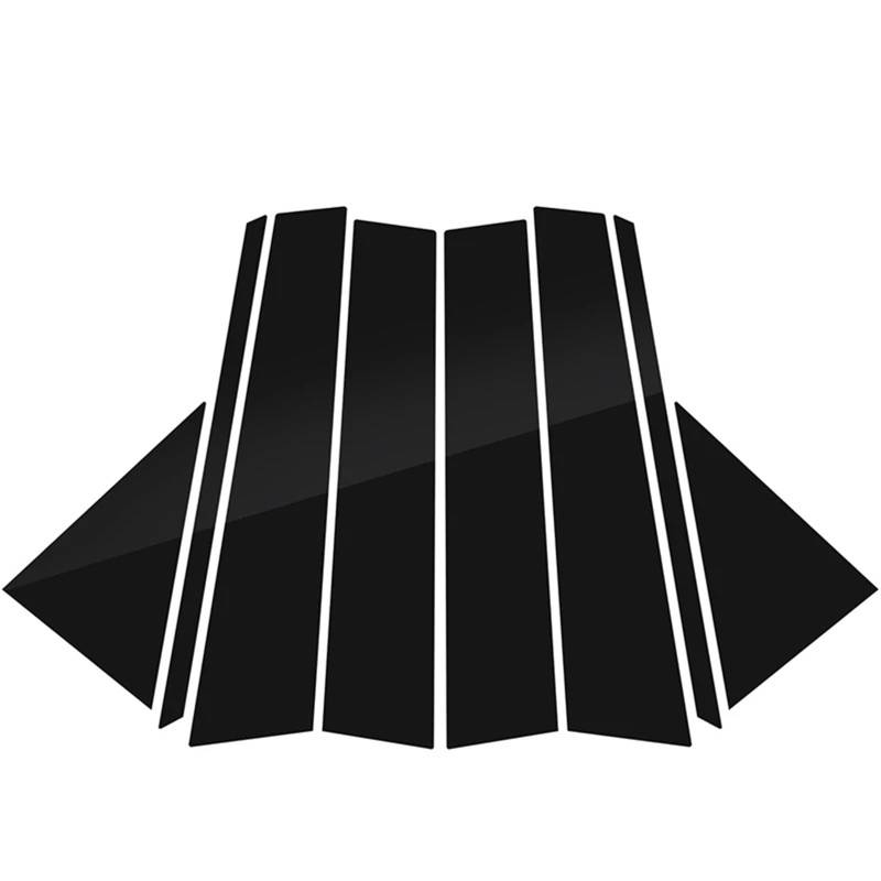 SAVHE Fit for BZ4X 2022-2023 Glänzend Schwarz Säule Beiträge Tür Trim Molding Fenster Dekorative Abdeckung Aufkleber Zubehör von SAVHE