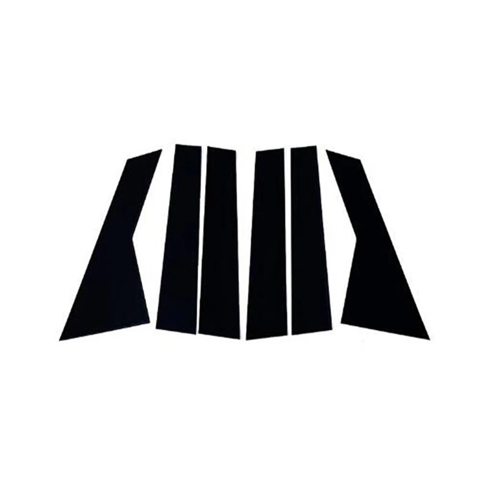 SAVHE Fit for Chevrlet Captiva 2019 2020 2021 2022 2023 Glänzend Schwarz Tür Seite Aufkleber Säule Beiträge Fenster Trim Dekor Abdeckung set von SAVHE