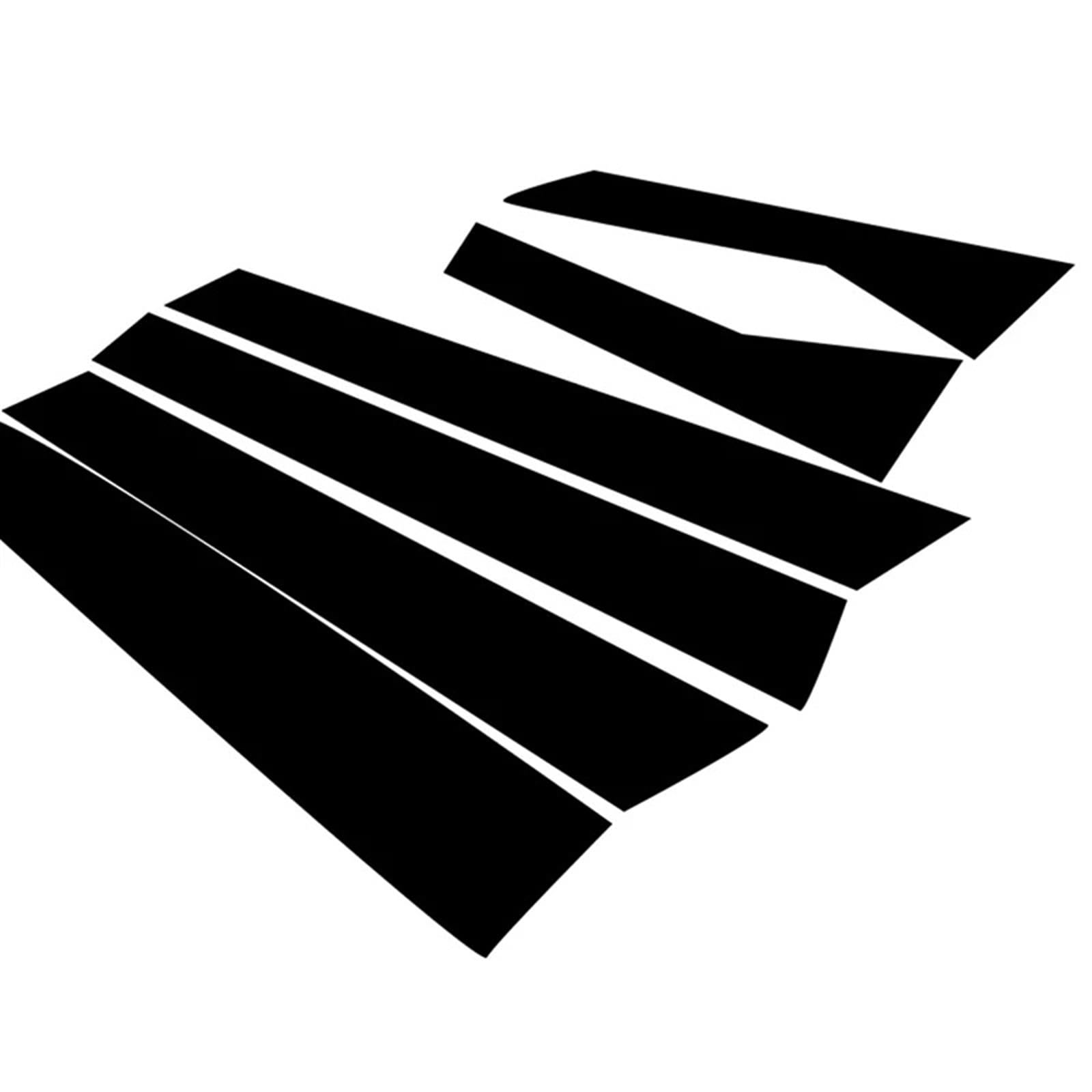 SAVHE Fit for Kadjar 2015 2016 2017 2018 Glänzend Schwarz Säule Beiträge Tür Dekor Fenster Aufkleber Abdeckung Trim Zubehör Kits von SAVHE