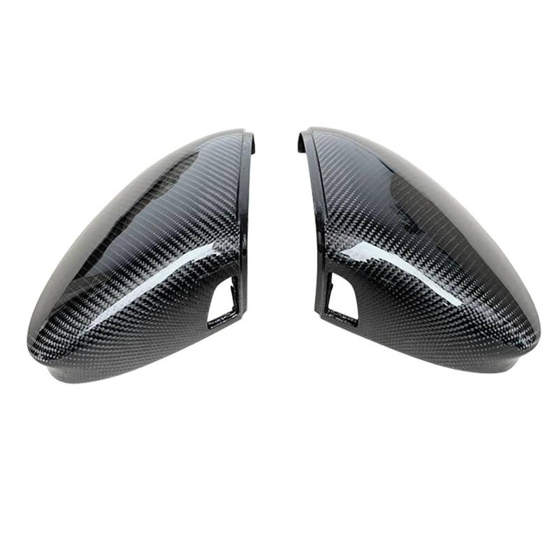 SAVHE Helles schwarzes Rückspiegelgehäuse passend for VW Golf 8 MK8 VIII 2020 2021 Spiegelabdeckkappe mit Spurhalteassistent Autoaußengehäuse(With Side Assist-2) von SAVHE