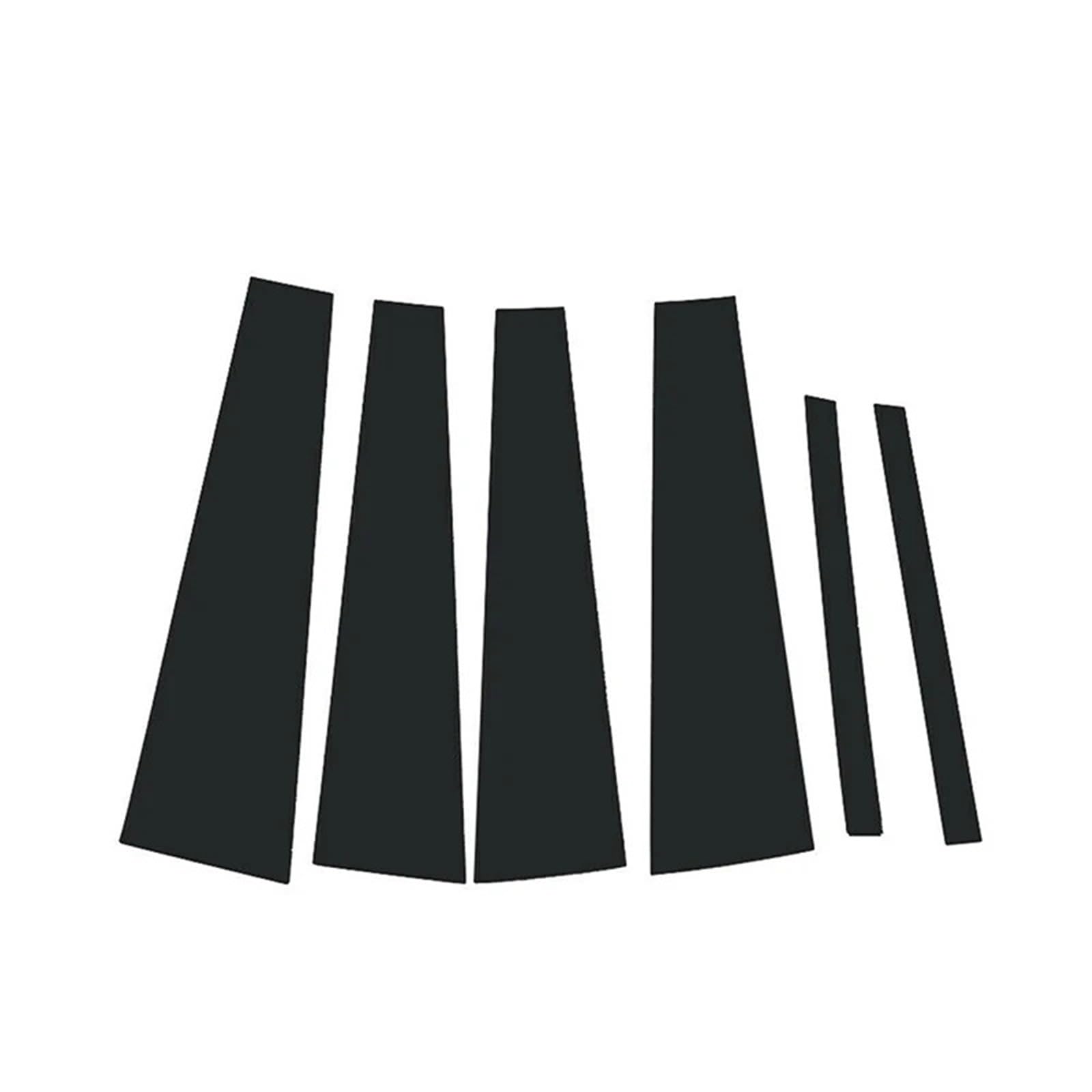 SAVHE Passend for Accord Sedan 2013 2014 2015 2016 2017. Glänzendes schwarzes Türverkleidungs-Säulenpfosten-Fensterdekorations-Aufkleber-Abdeckungsset von SAVHE