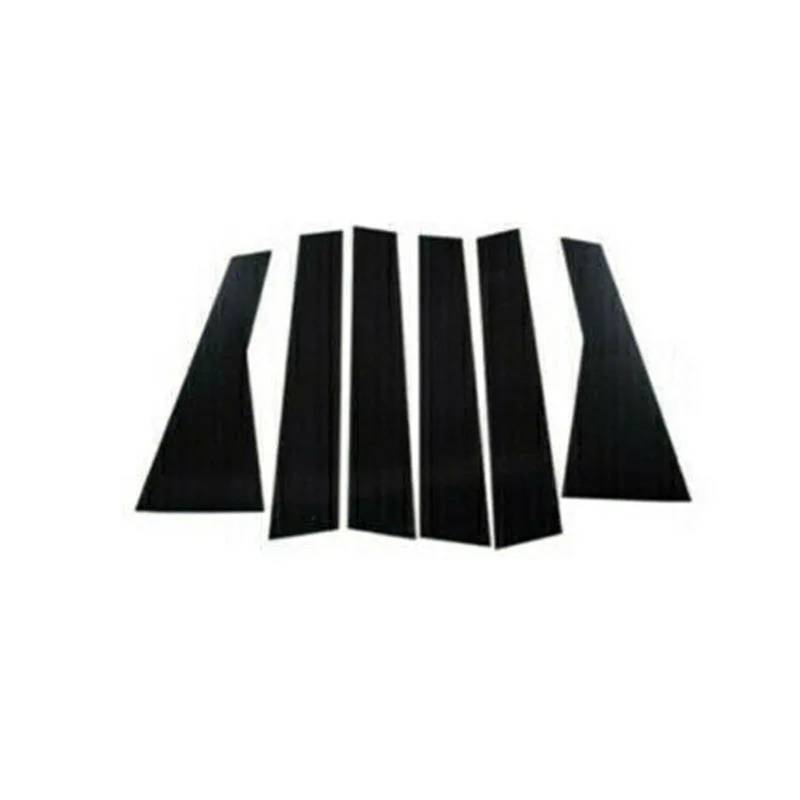 SAVHE Passend for Frd Focus Sedan 2008 2009 2010 2011. Glänzendes schwarzes Säule-Beiträge-Tür-Dekor-Formteil-Trimm-Abdeckungs-Fenster-Aufkleber-Set von SAVHE