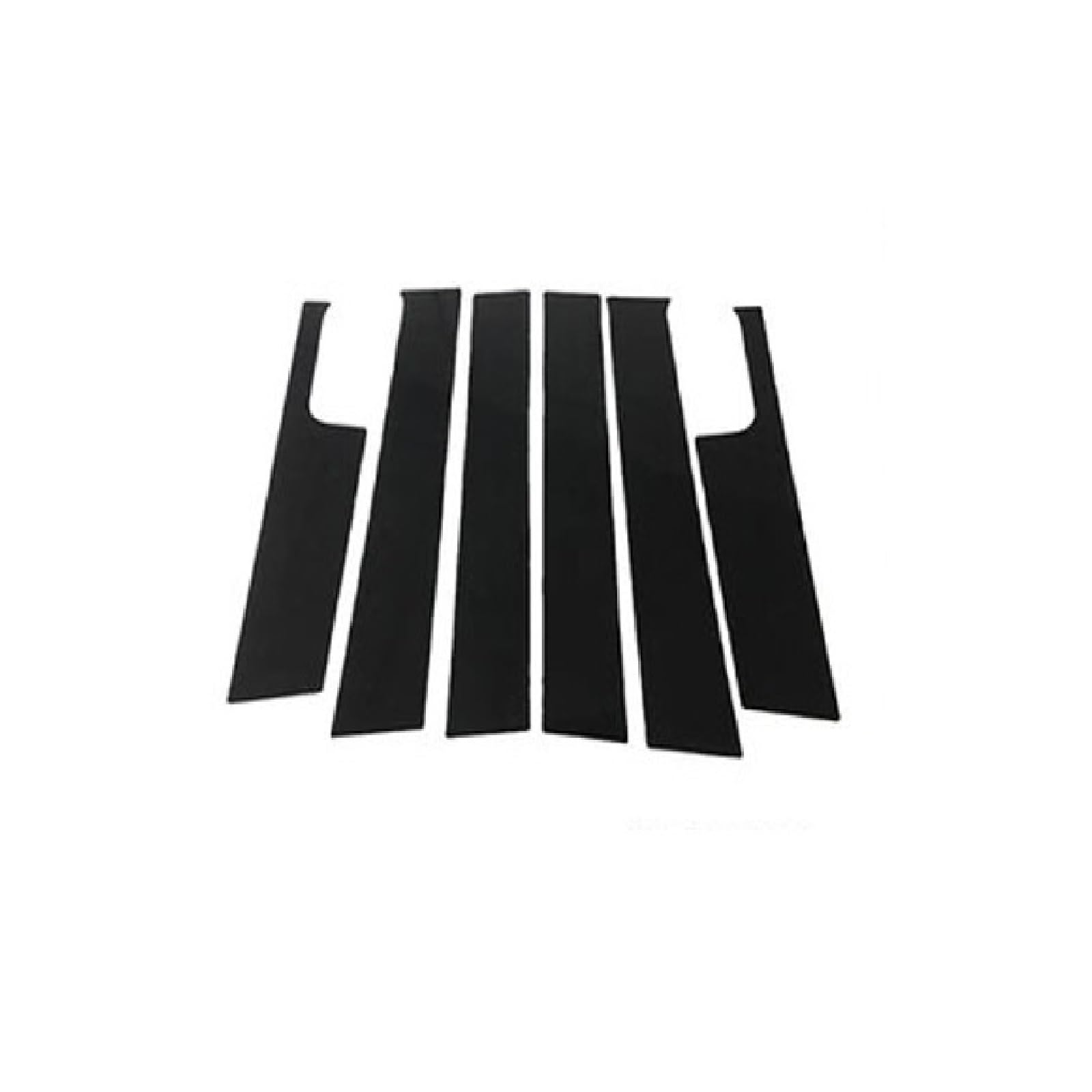 SAVHE Passend for Jeep Compass 2007–2012, 2013, 2014, 2015, glänzend, Paino-Schwarz, Säule, Pfosten, Tür, Seitenfenster, Dekor, Säule, BC-Aufkleber-Abdeckung von SAVHE