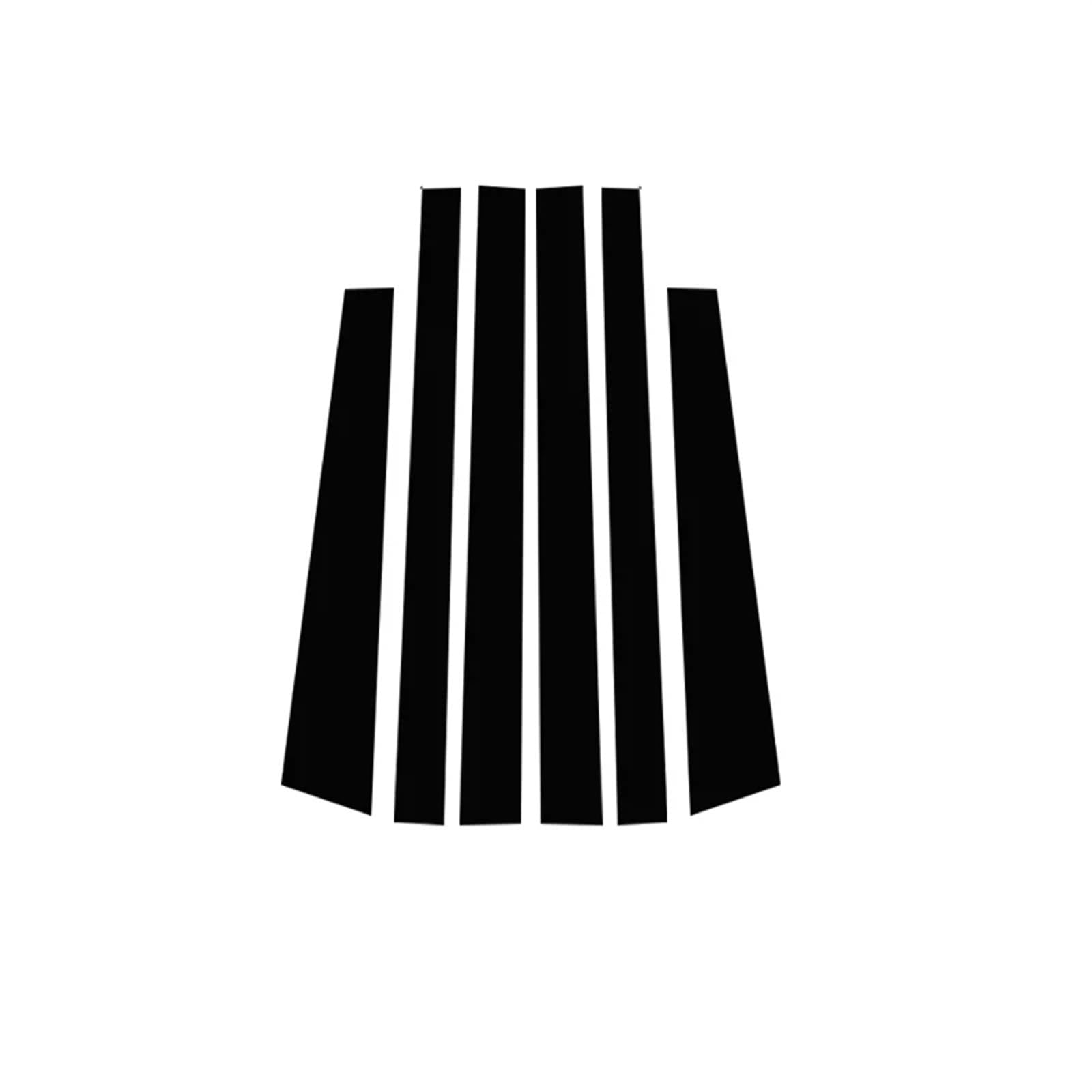 SAVHE Passend for Noah Voxy Esquire R80 2014–2018 2019 2021, glänzend schwarz, Säulenpfosten, Fenster, Türverkleidung, Säule, BC-Aufkleber-Abdeckung von SAVHE