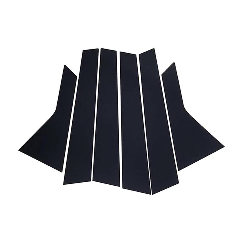 SAVHE Passend for Nsan Qashqai J10 2008–2013, 6 Stück, glänzend, Paino-Schwarz, for Tür, Seitensäule, Fensterleiste, dekorative Abdeckung von SAVHE