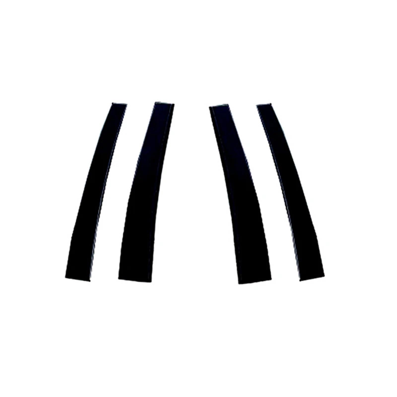 SAVHE Passend for VW Polo Mk4 (9N) 4-türige Limousine 2002–2010, glänzend schwarz, Tür-Fenster-Säulenpfosten, Zierleisten-Abdeckung, Zubehör von SAVHE