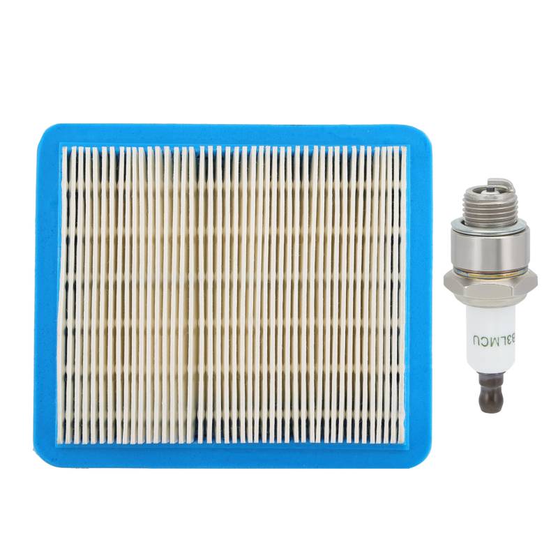 Savior Luftfilter für Briggs & Stratton 491588 491588S BS-399959 5043K 30-710 1904481 Geeignet für Quantum Motor 625-675 625e 675e 725e Serien 3,5-6 PS mit Zündkerze Ersatz für Champion RJ19LM von SAVIOR