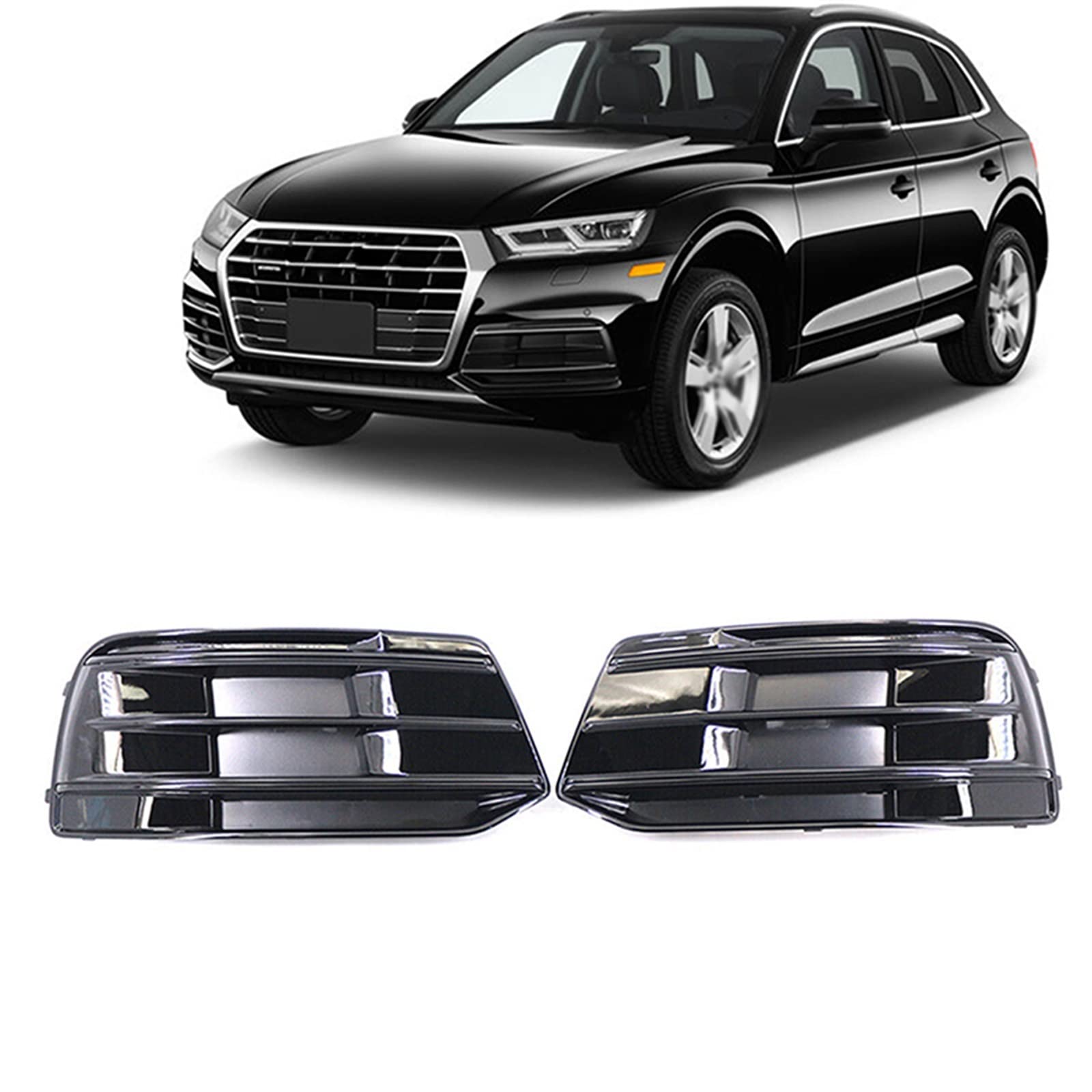 SAWIKI Frontstoßstangengrill-Lünetteneinsatz, for Audi, for Q5 2018 2019 2020, ABS-Ersatzteil, Auto-Styling 80A807679D Frontniere SAWIKI Frontstoßstangengrill-Lünetteneinsatz, for Audi, for Q5 2018 2019 2020, ABS-Ersatzteil, Auto-Styling 80A807679D Frontniere von SAWIKI