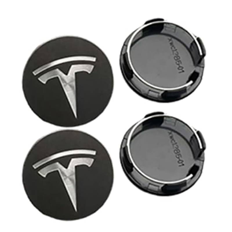 4 Stück Nabendeckel, für Tesla Model 3/Model S/Model X/Model Y Radnabendeckel, Radnabenkappen, Nabendeckel, Nabenabdeckung,Auto Zubehör für Radnaben,A von SAXCXCS