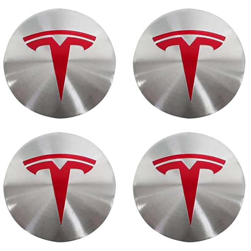 4 Stück Nabendeckel, für Tesla Model s60D AWD/s70D AWD/s75D AWD/s90D AWD Radnabendeckel, Radnabenkappen, Nabendeckel, Nabenabdeckung,Auto Zubehör für Radnaben,E von SAXCXCS