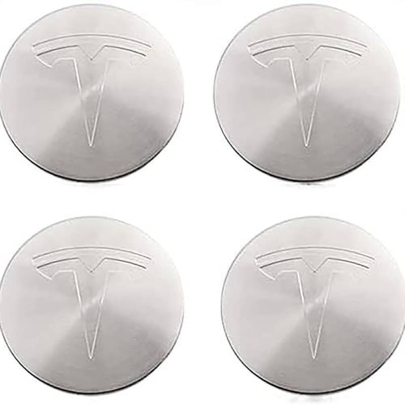 4 Stück Nabendeckel, für Tesla Model x P100d AWD/Plaid AWD Radnabendeckel, Radnabenkappen, Nabendeckel, Nabenabdeckung,Auto Zubehör für Radnaben,B von SAXCXCS