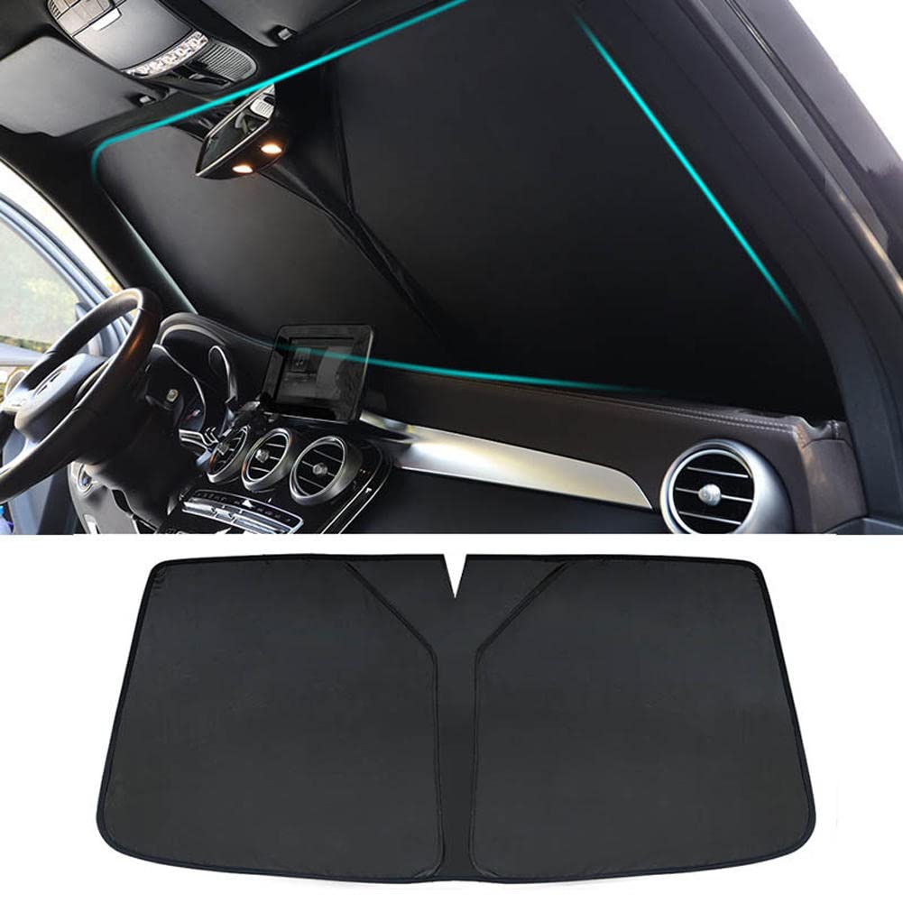 SAXTZDS Passend für Volkswagen VW Golf 7 MK7 2013–2019, Windschutzscheiben-Sonnenschutz, Auto-Windschutzscheibe, zusammenklappbarer Windschutzscheiben-Sonnenschutz, schwarz SAXTZDS Passend für Volkswagen VW Golf 7 MK7 2013–2019, Windschutzscheiben-Sonnenschutz, Auto-Windschutzscheibe, zusammenklappbarer Windschutzscheiben-Sonnenschutz, schwarz von SAXTZDS